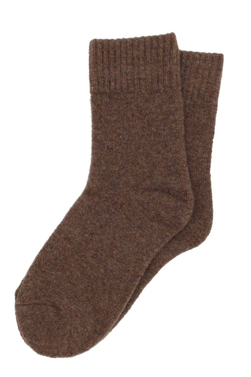 Danefæ København Danish Women’s Winter Wool Socks – Coffee