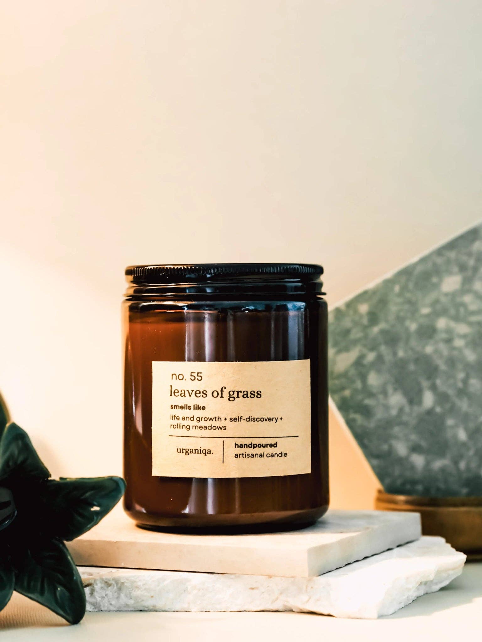 Leaves of Grass Literary-inspired Scented Candle