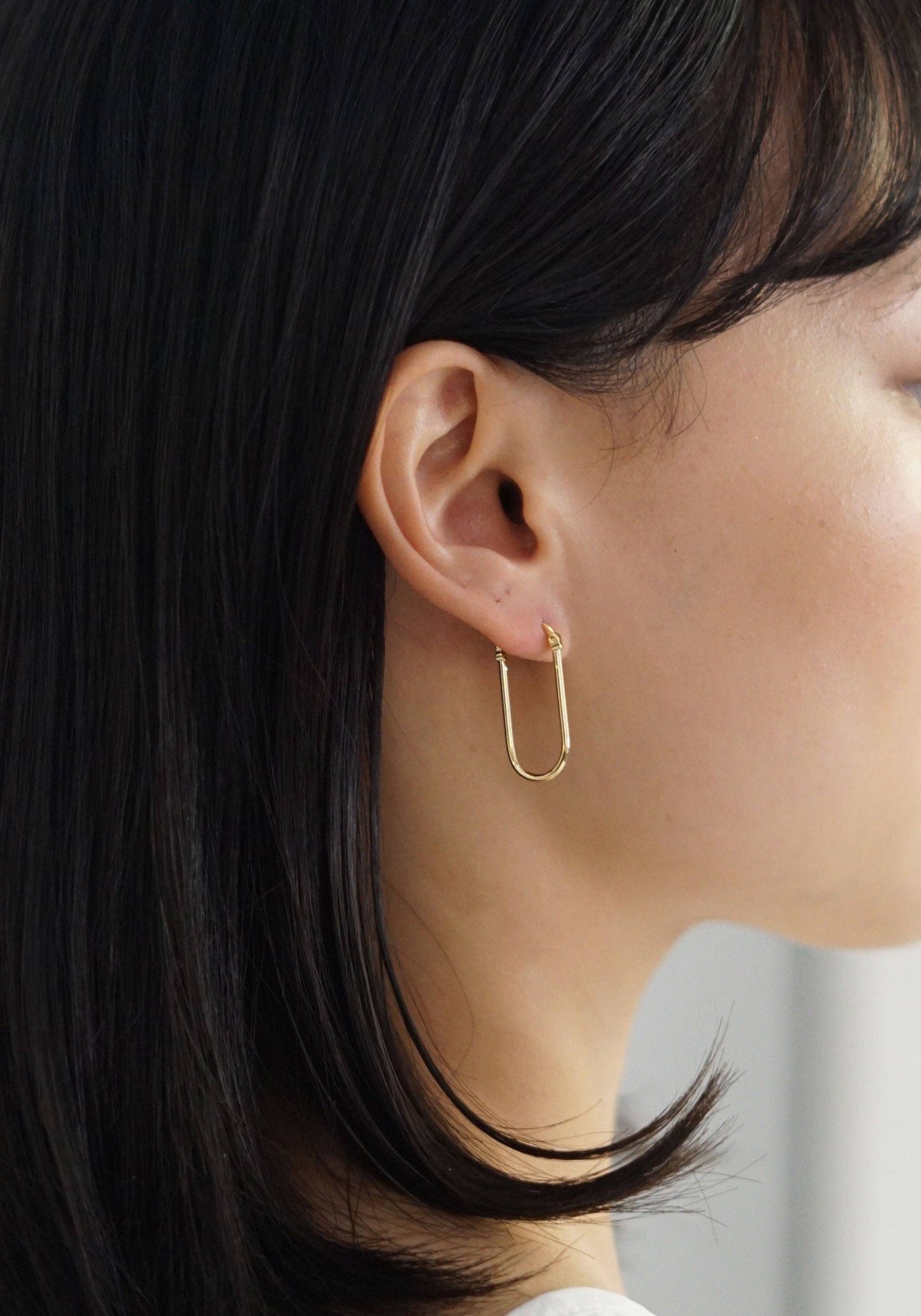 Soli Studio Oval Hoops – Silver