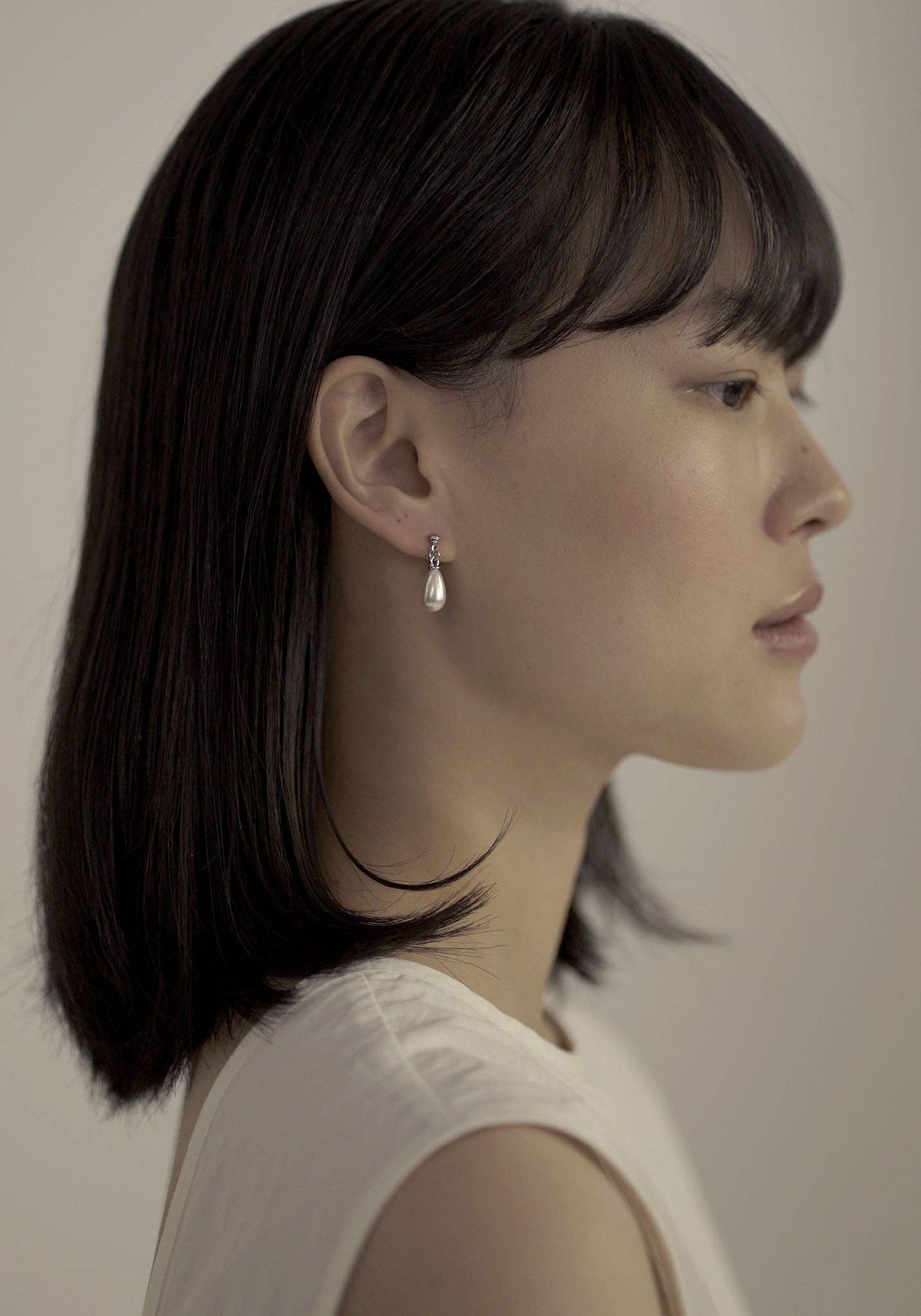 Soli Studio Pearl Drop – Silver