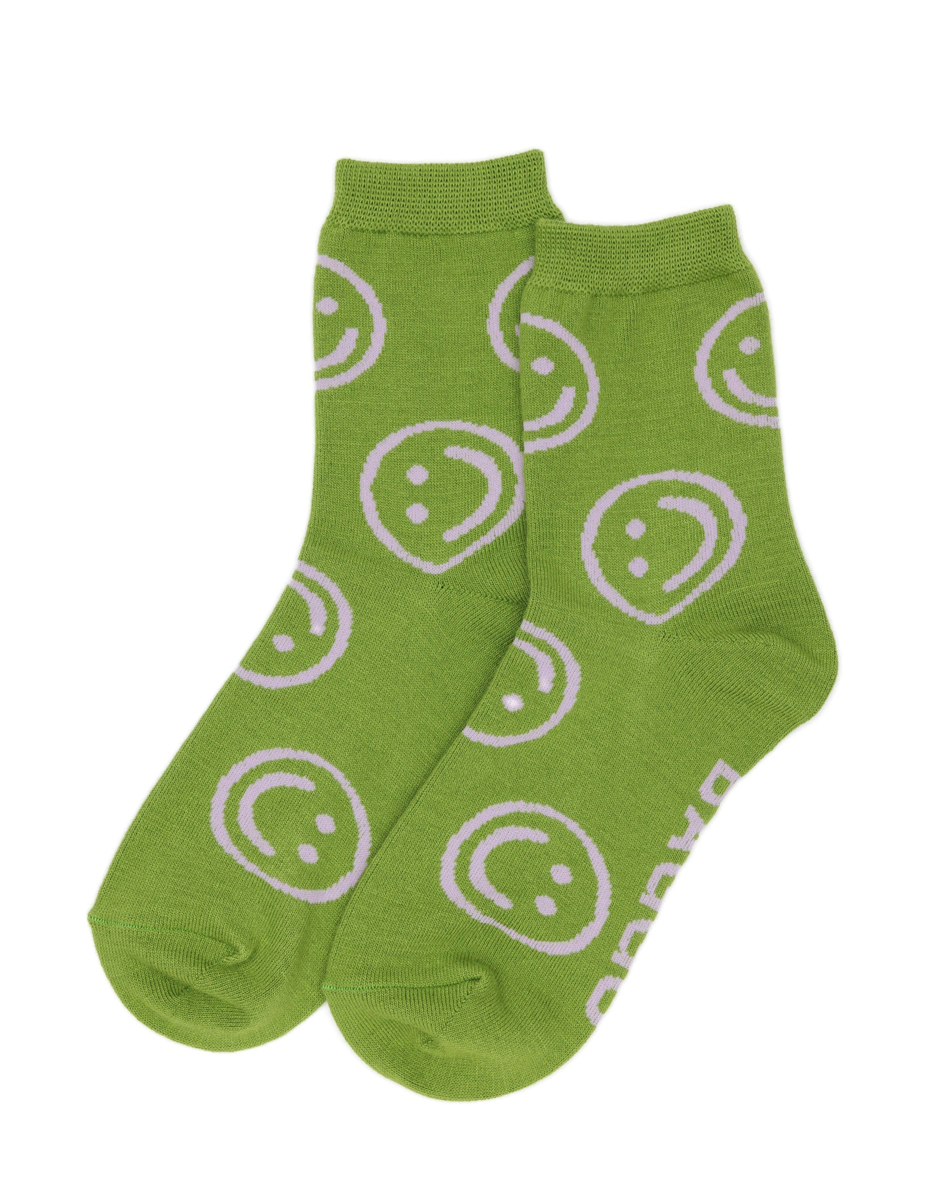 Baggu Crew Sock – Pear Happy