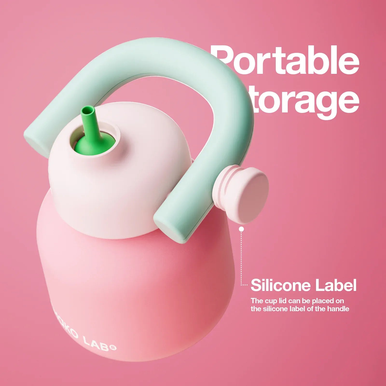 Chako Lab Lin Lin Stainless Steel Flask – Pink