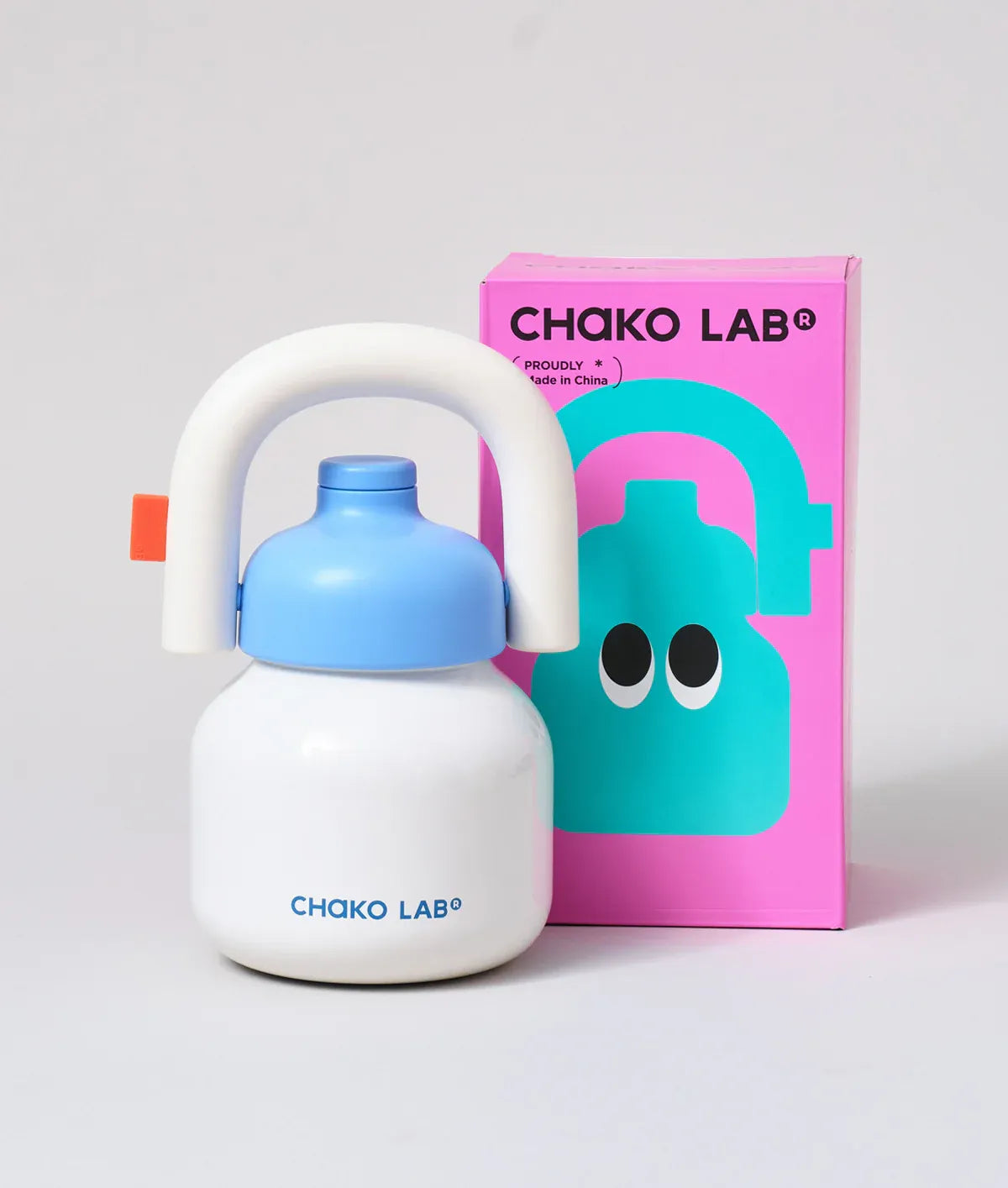 Chako Lab Lin Lin Stainless Steel Flask – White