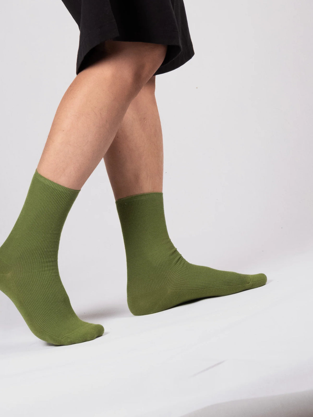 Common Garden Socks - Green Olive