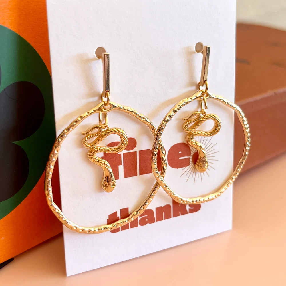 Penny Foggo – Large Textured Circle & Snake Drops (Fine Thanks)