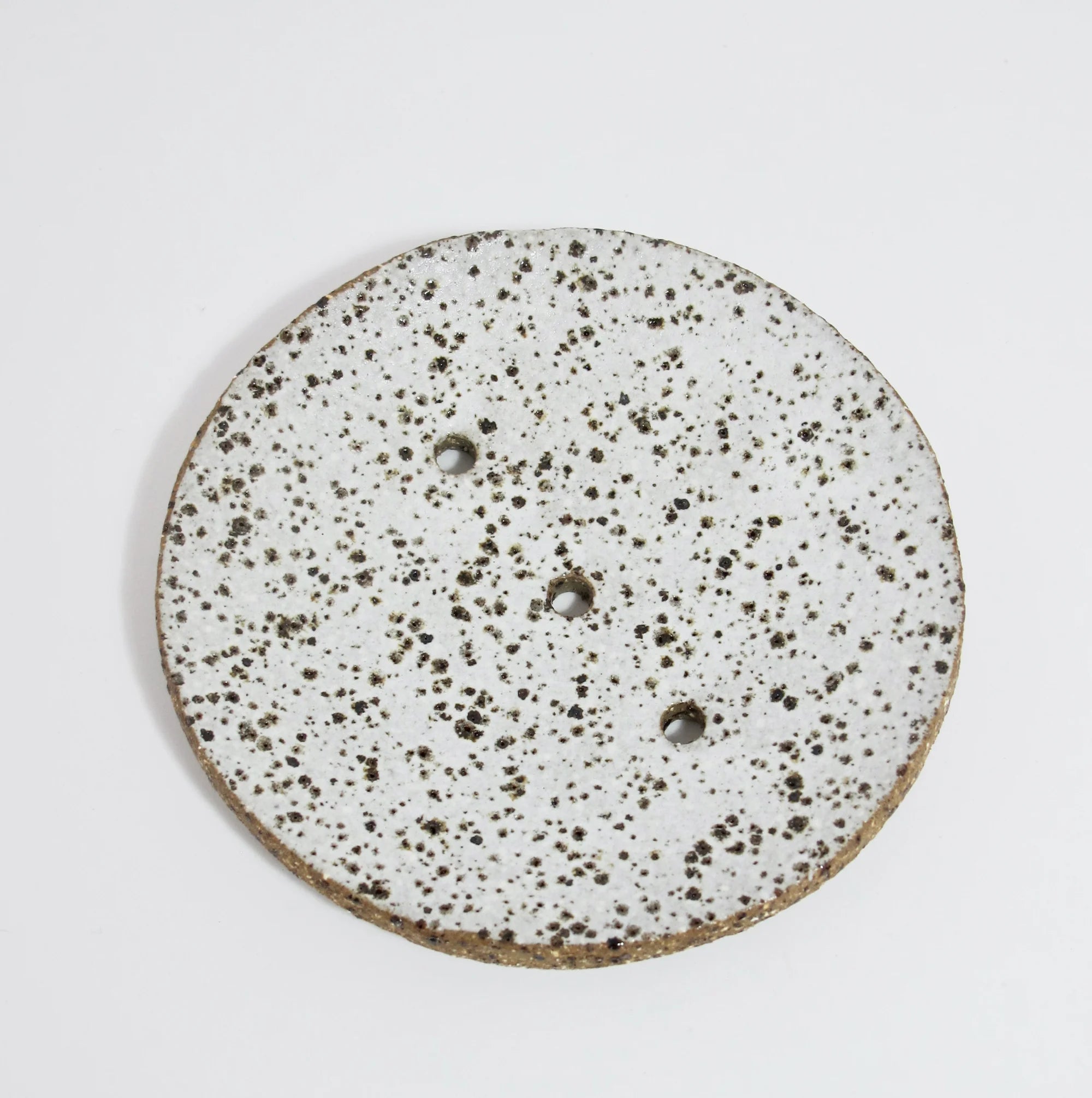 Studio Star Ceramic Soap Dish – Speckled White