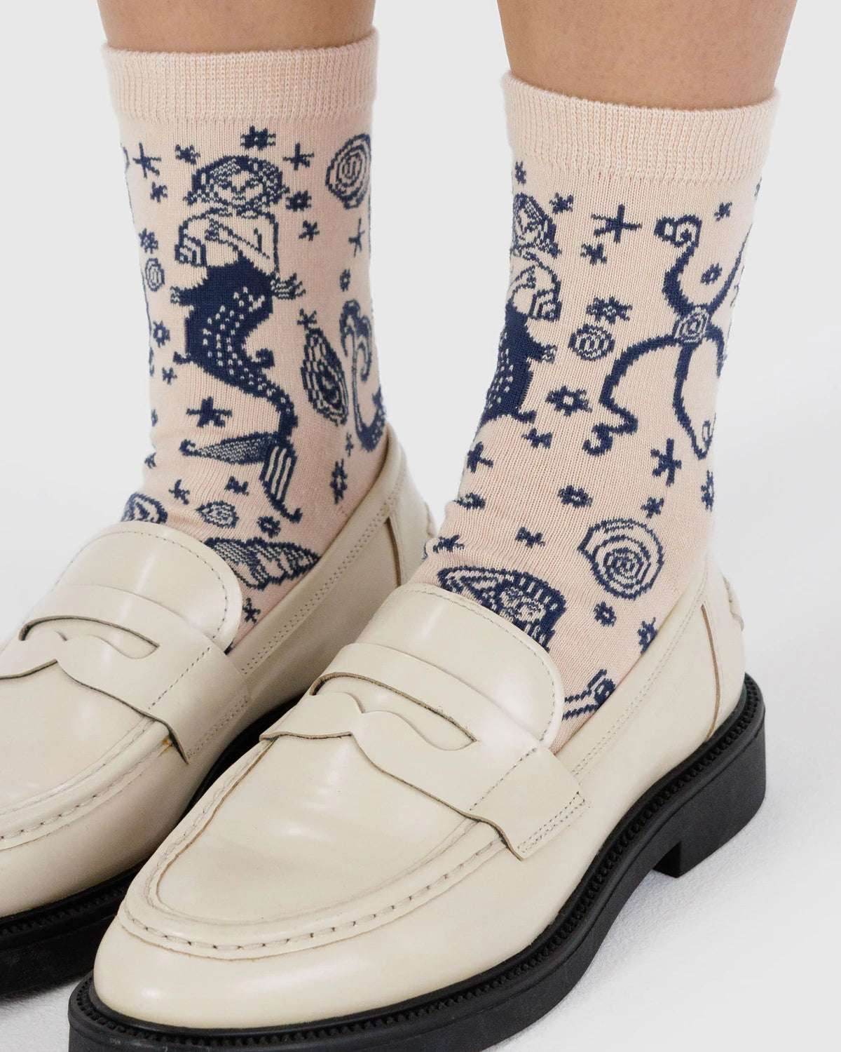 Baggu Crew Sock – Mermaid