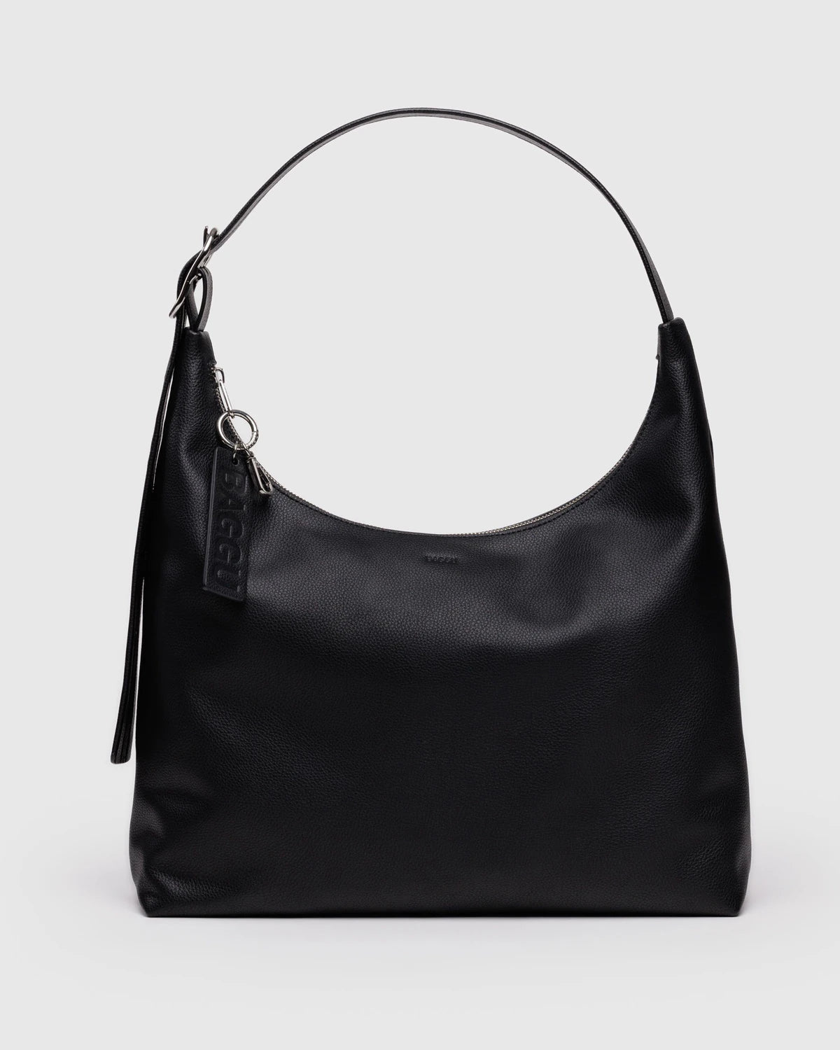 Baggu Recycled Leather Shoulder Bag – Black