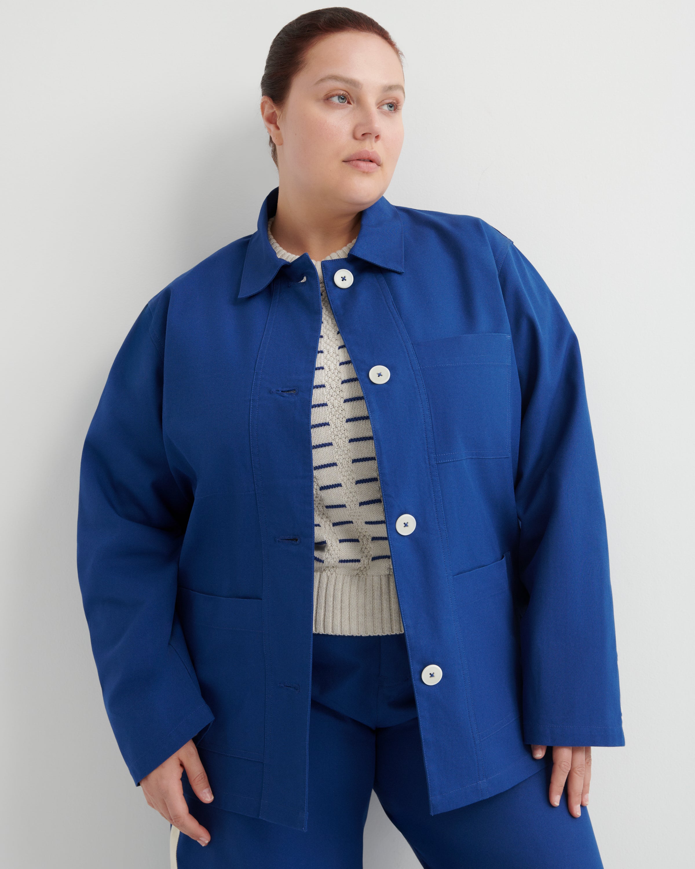 Kowtow Artisan Jacket – Factory Blue