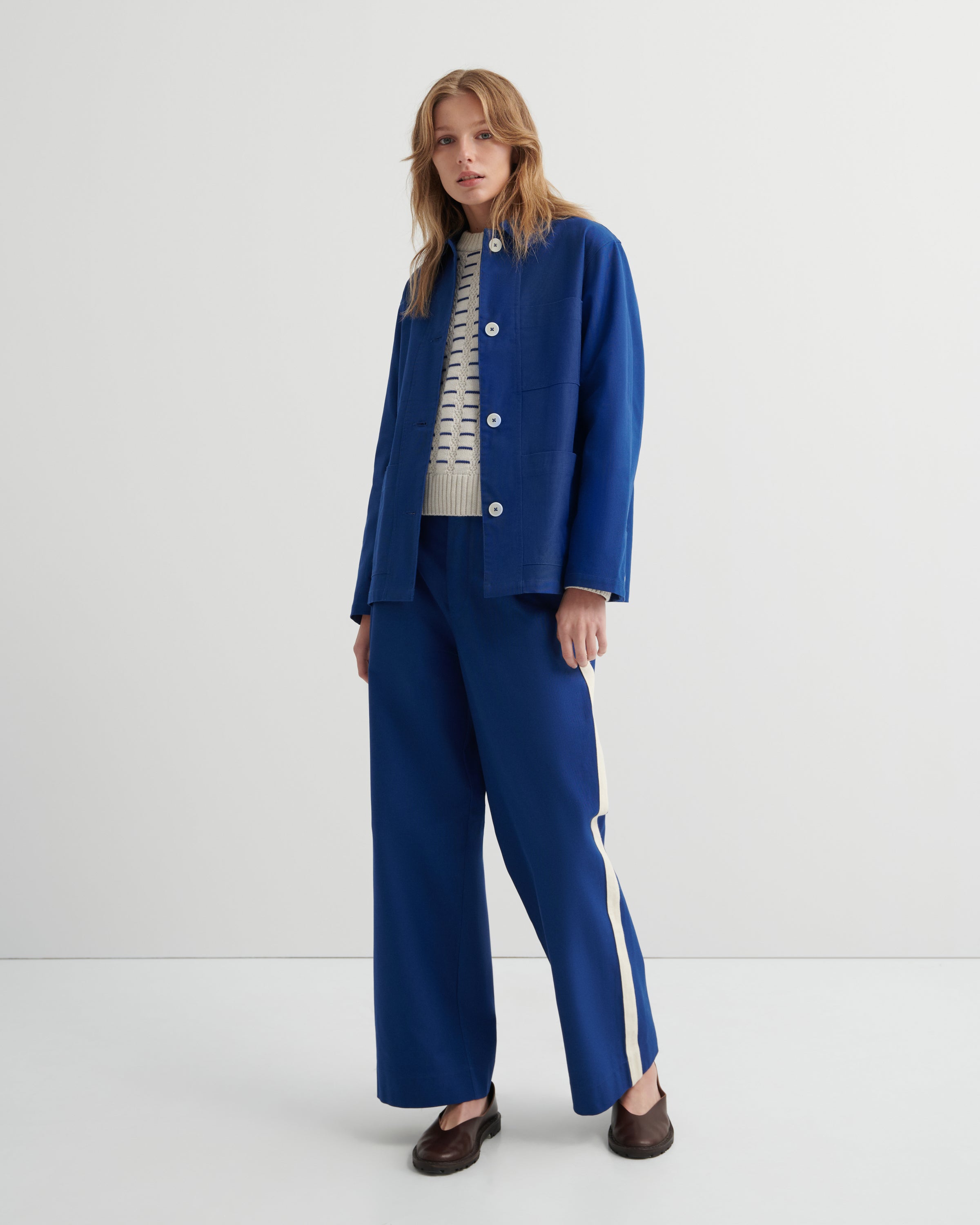 Kowtow Artisan Jacket – Factory Blue