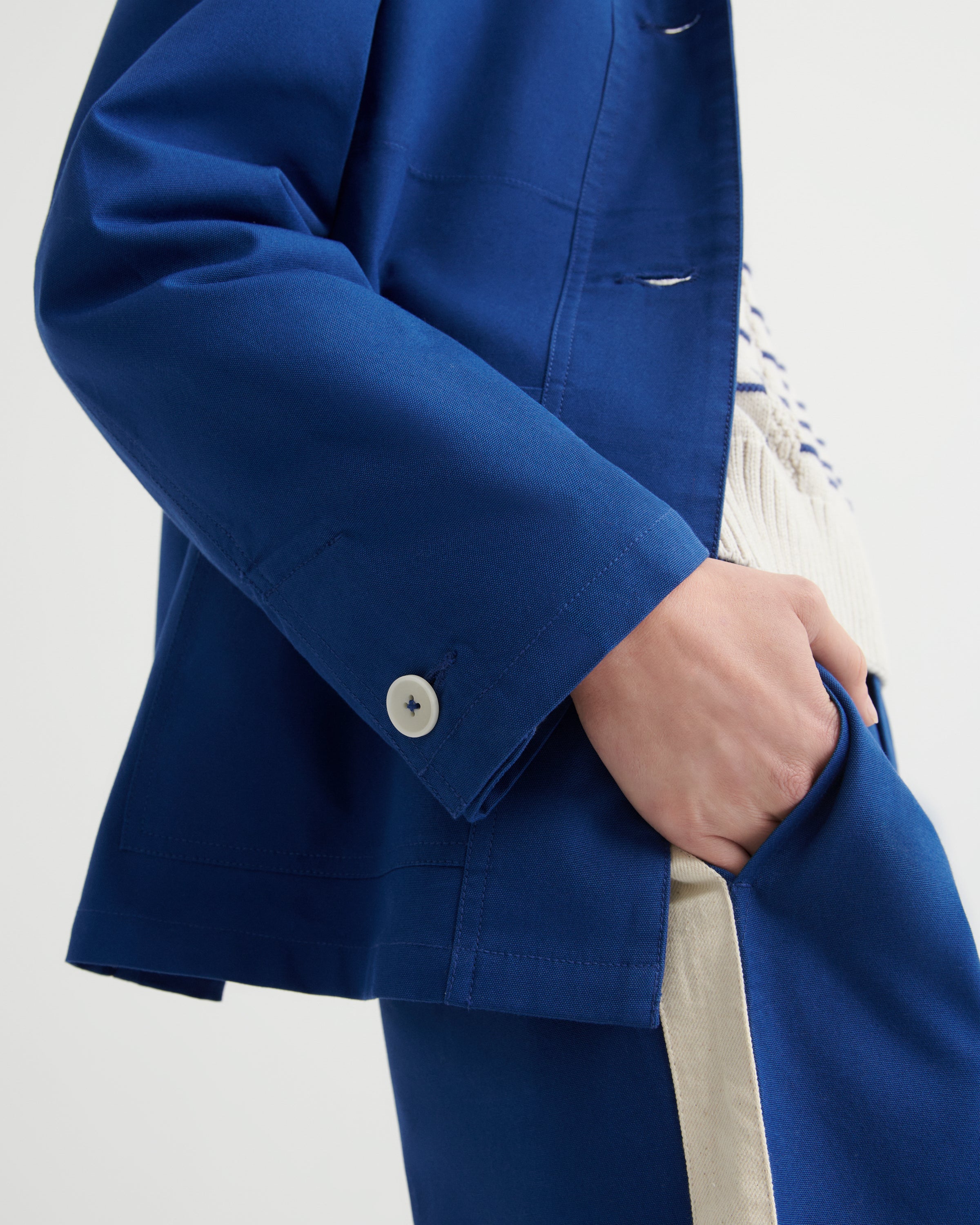Kowtow Artisan Jacket – Factory Blue
