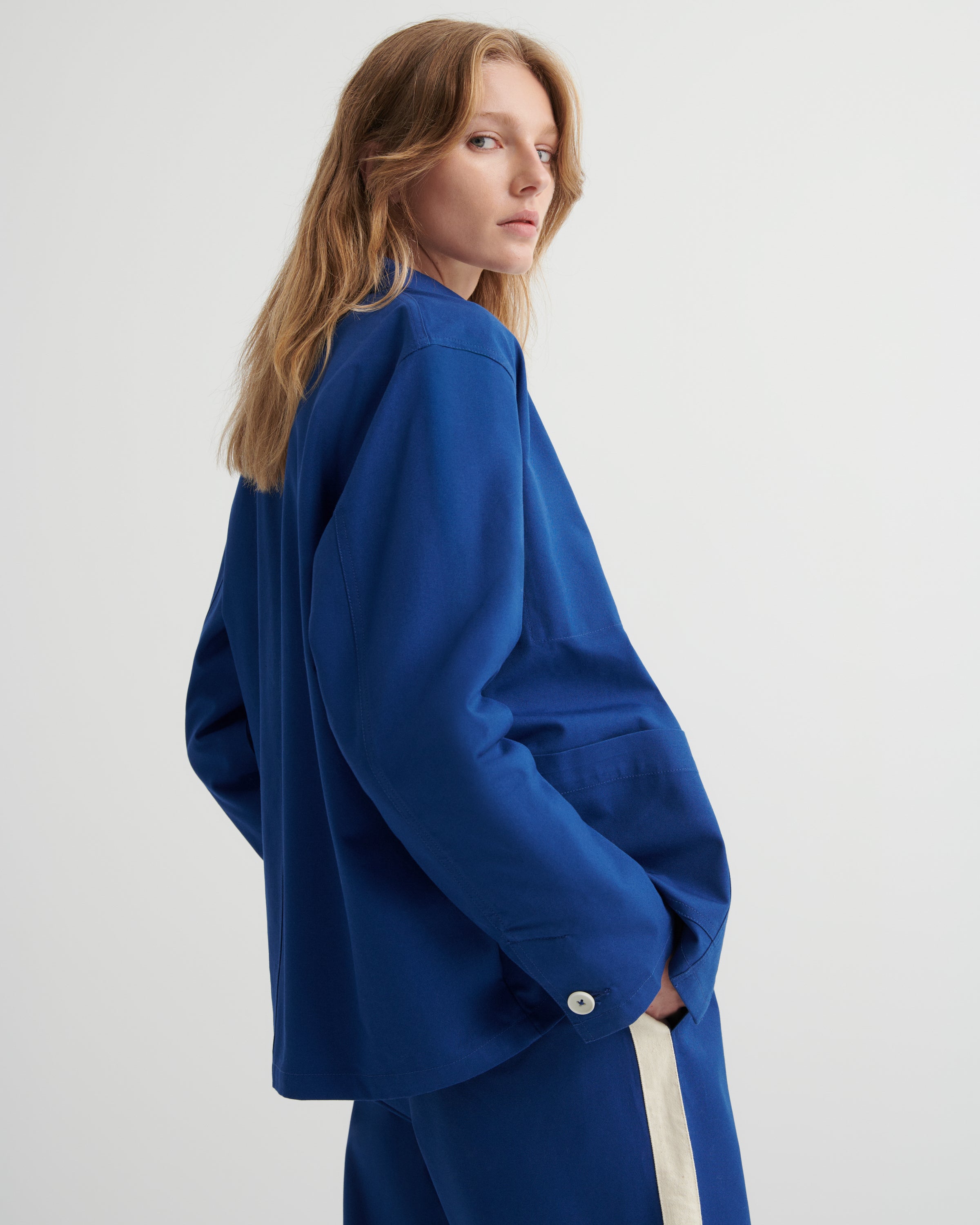 Kowtow Artisan Jacket – Factory Blue