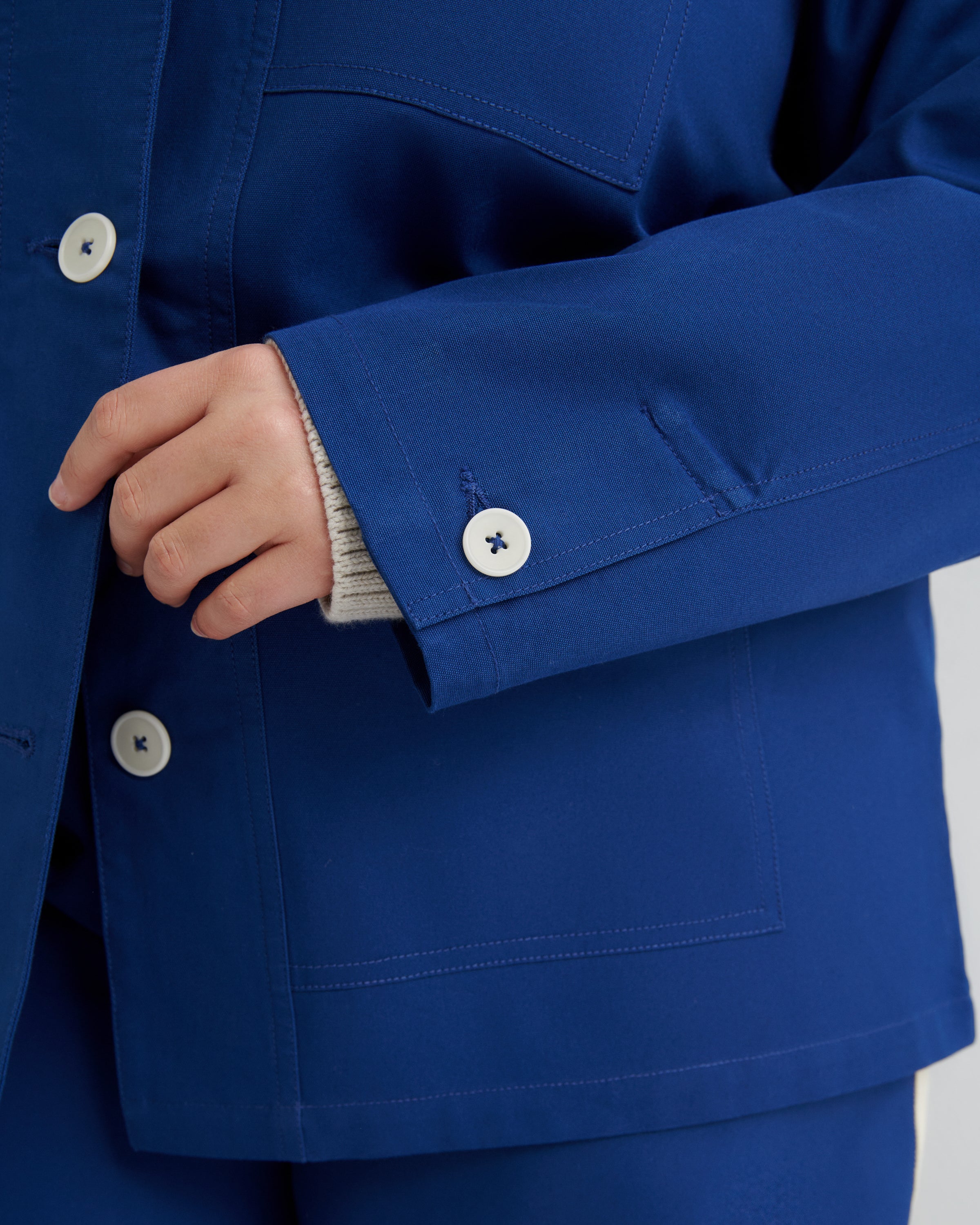 Kowtow Artisan Jacket – Factory Blue