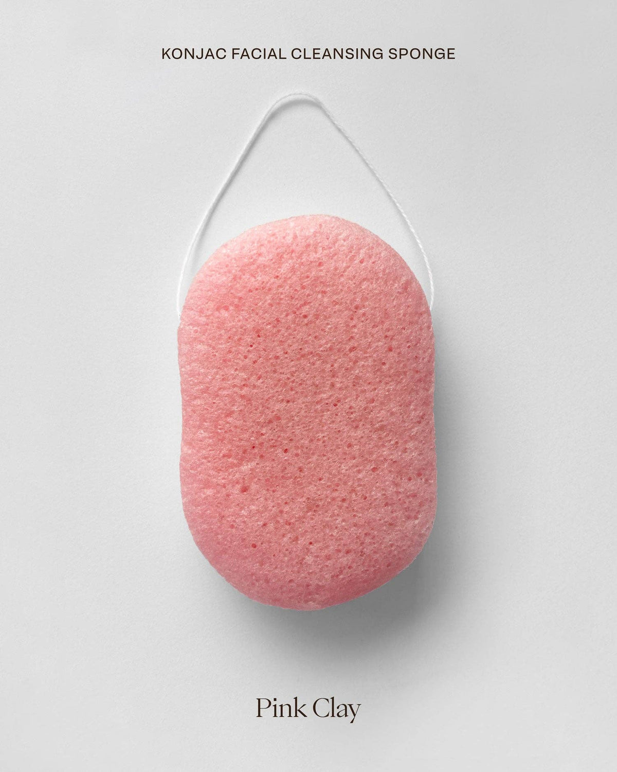 Dillon Skincare - Konjac Facial Cleansing Sponge - Pink Clay (Nourishing)