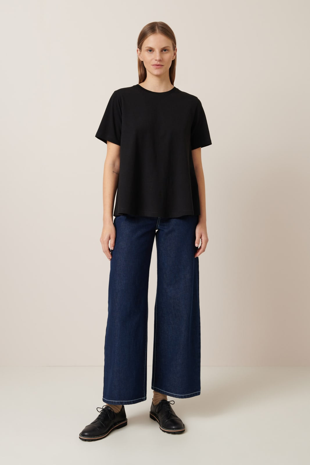 Kowtow Classic A-Line Tee – Black