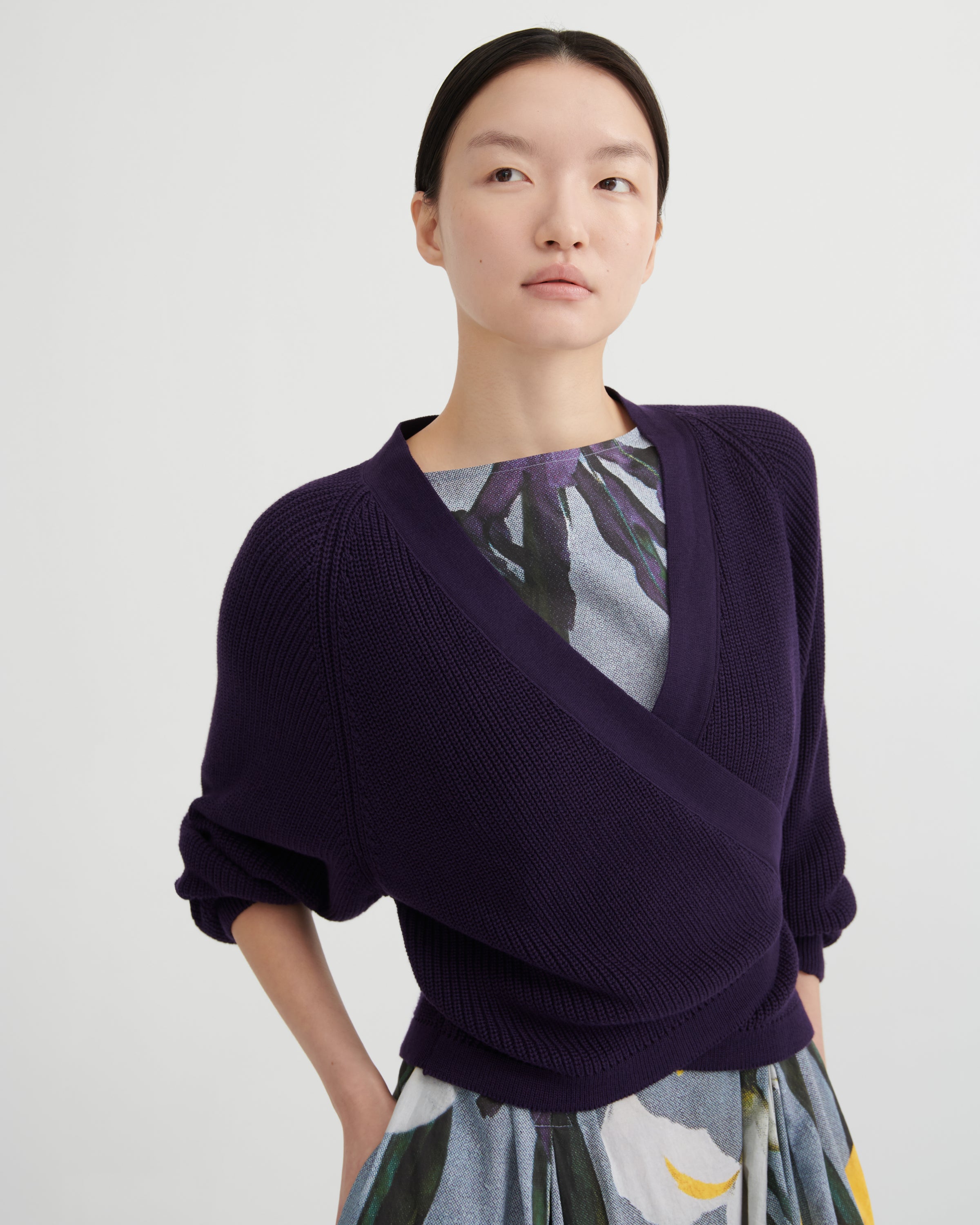 Kowtow Composure Cardigan – Dahlia