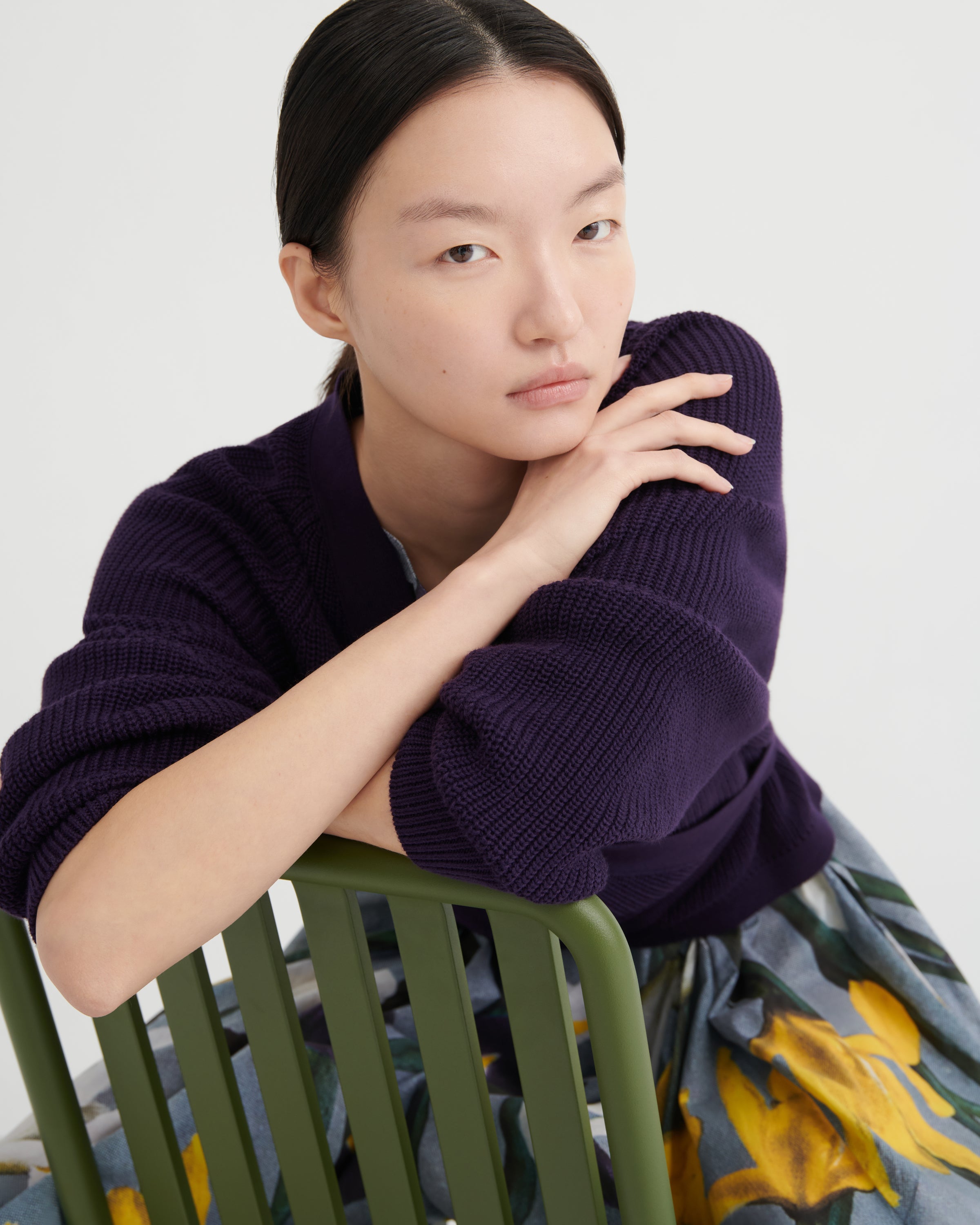 Kowtow Composure Cardigan – Dahlia