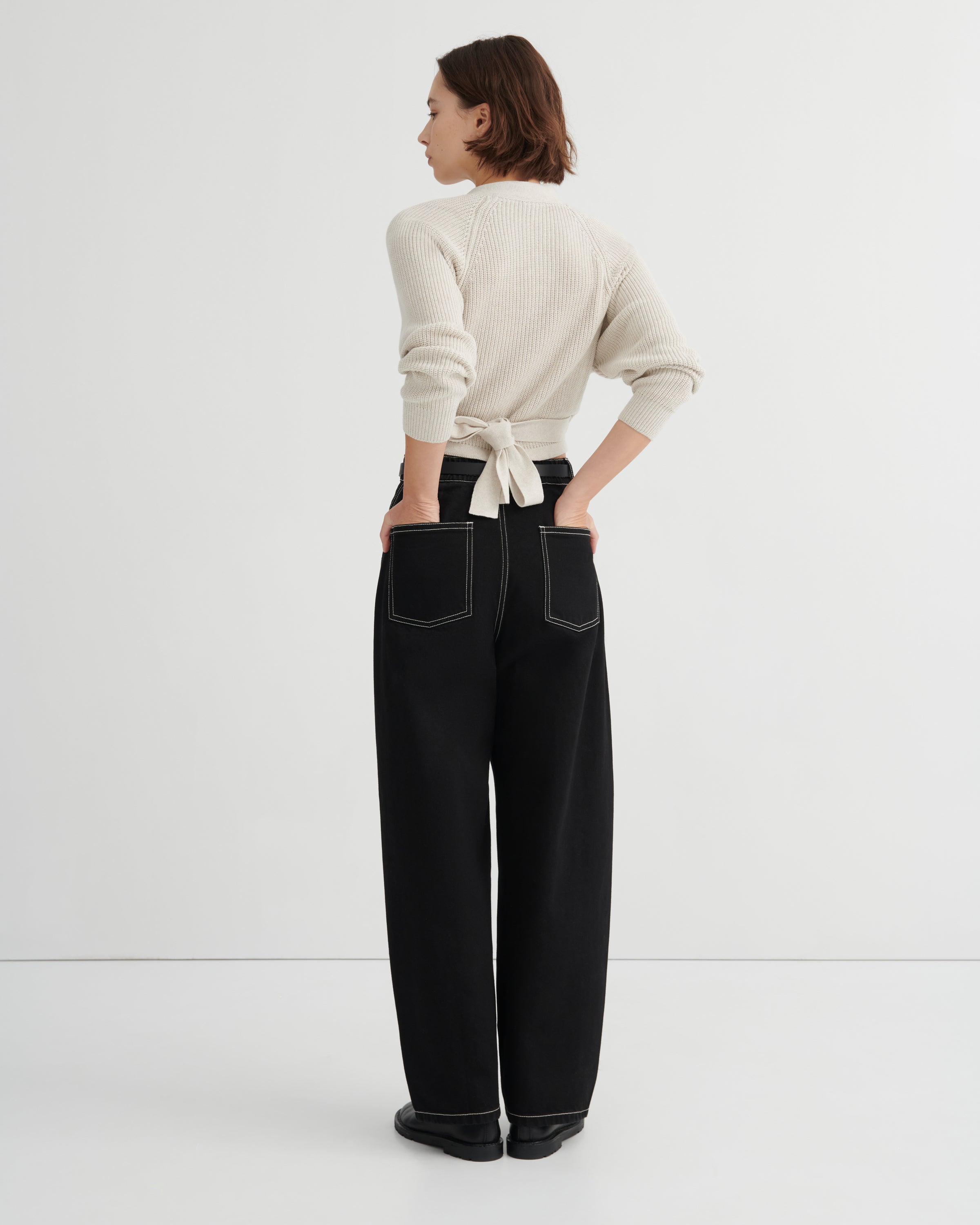 Kowtow Composure Cardigan – Oatmealk