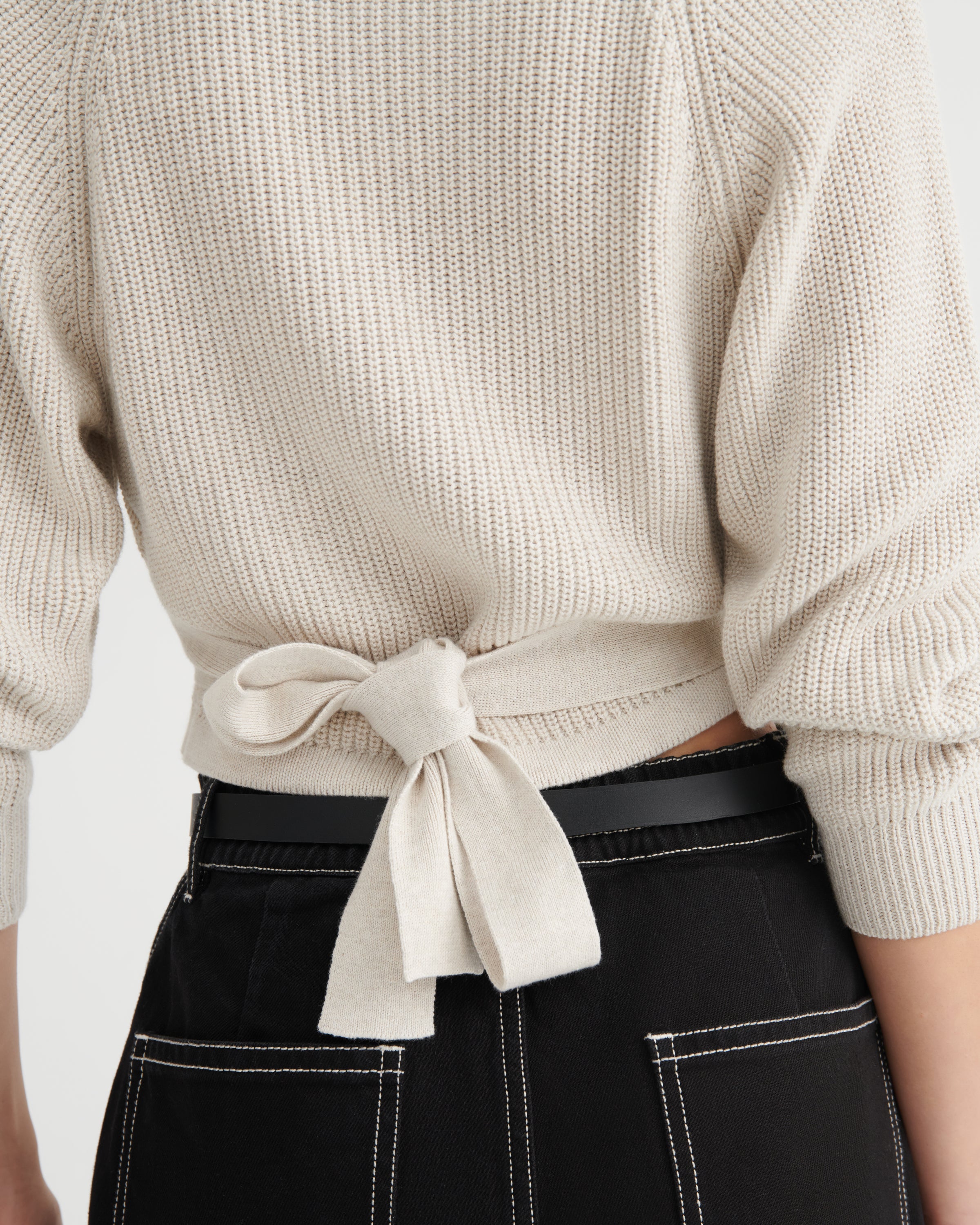 Kowtow Composure Cardigan – Oatmealk