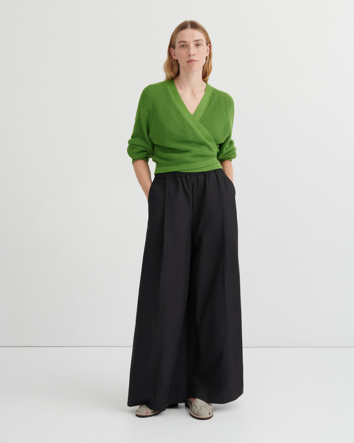 Kowtow Composure Cardigan – Spring Green