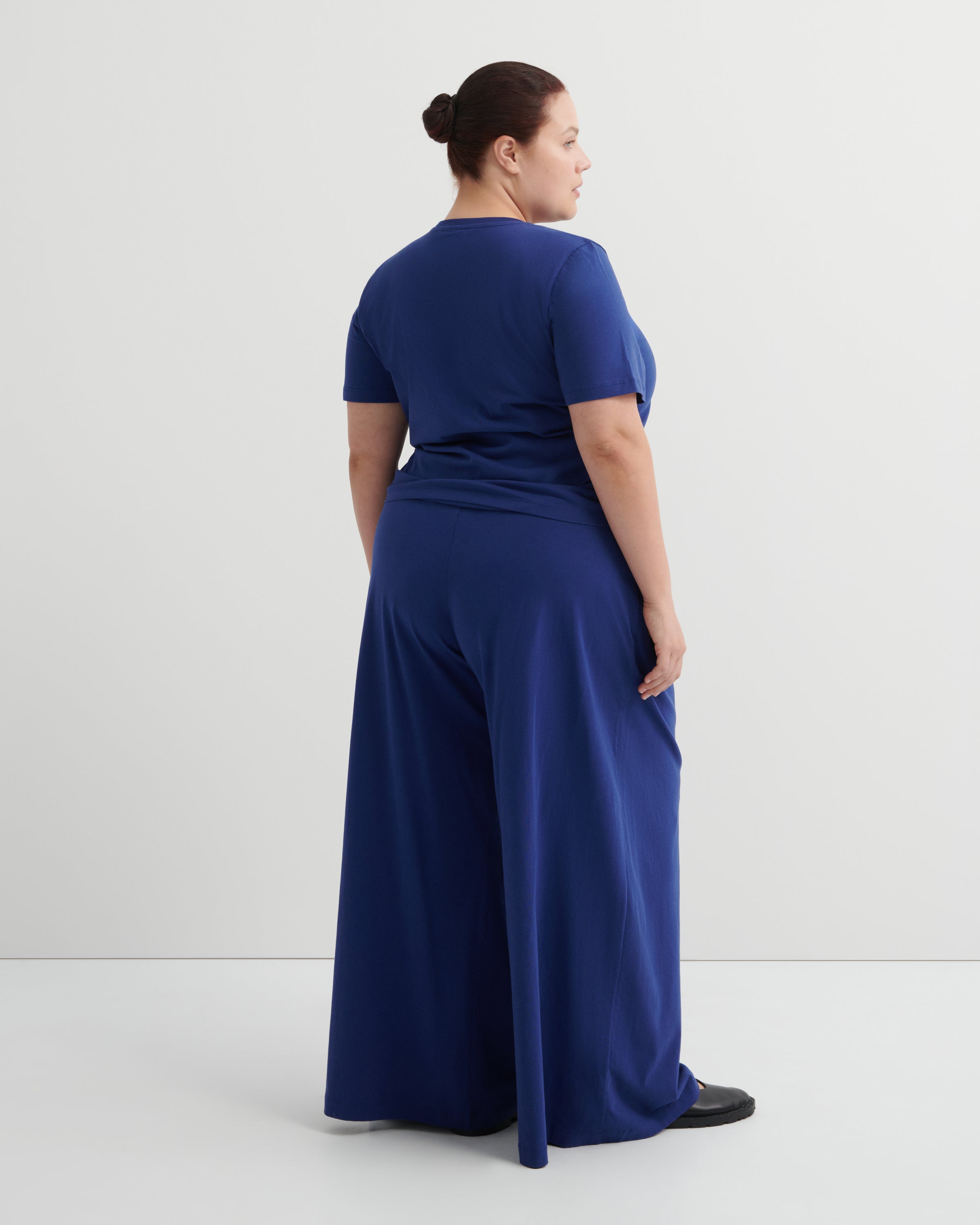 Kowtow Drape Pant – Factory Blue