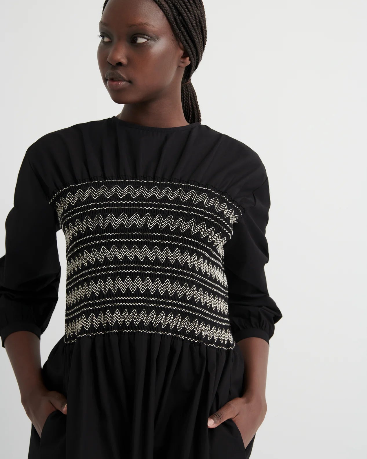 Kowtow Etched Dress – Black