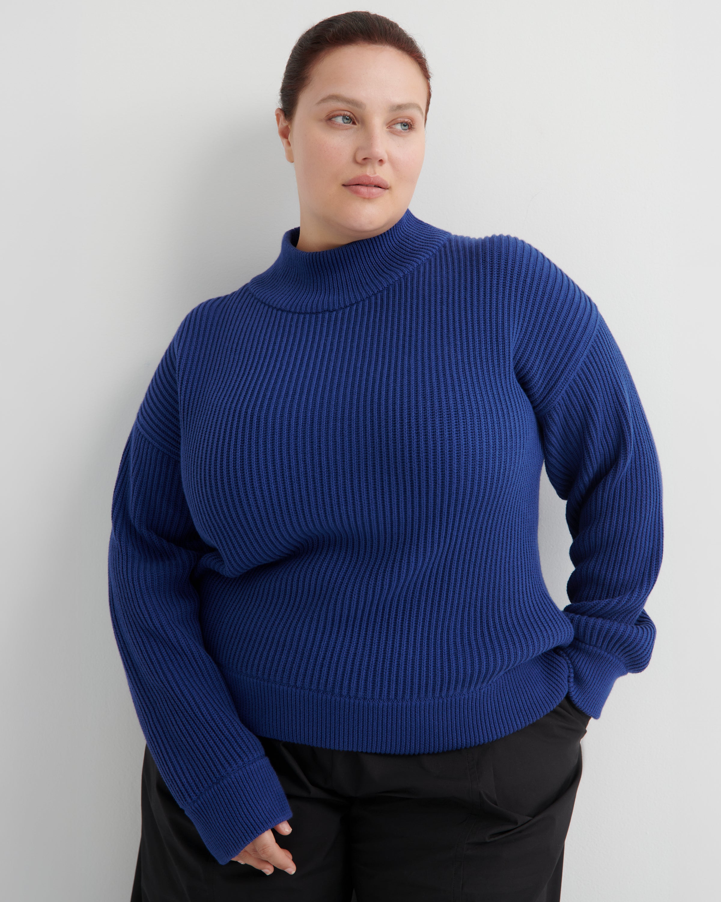 Kowtow Fisher Jumper – Factory Blue