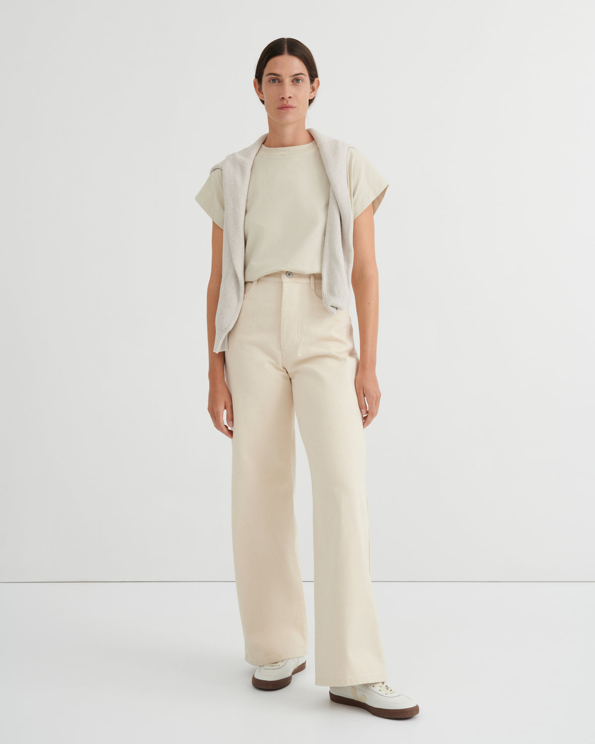 Kowtow Geometry Tee – Stone