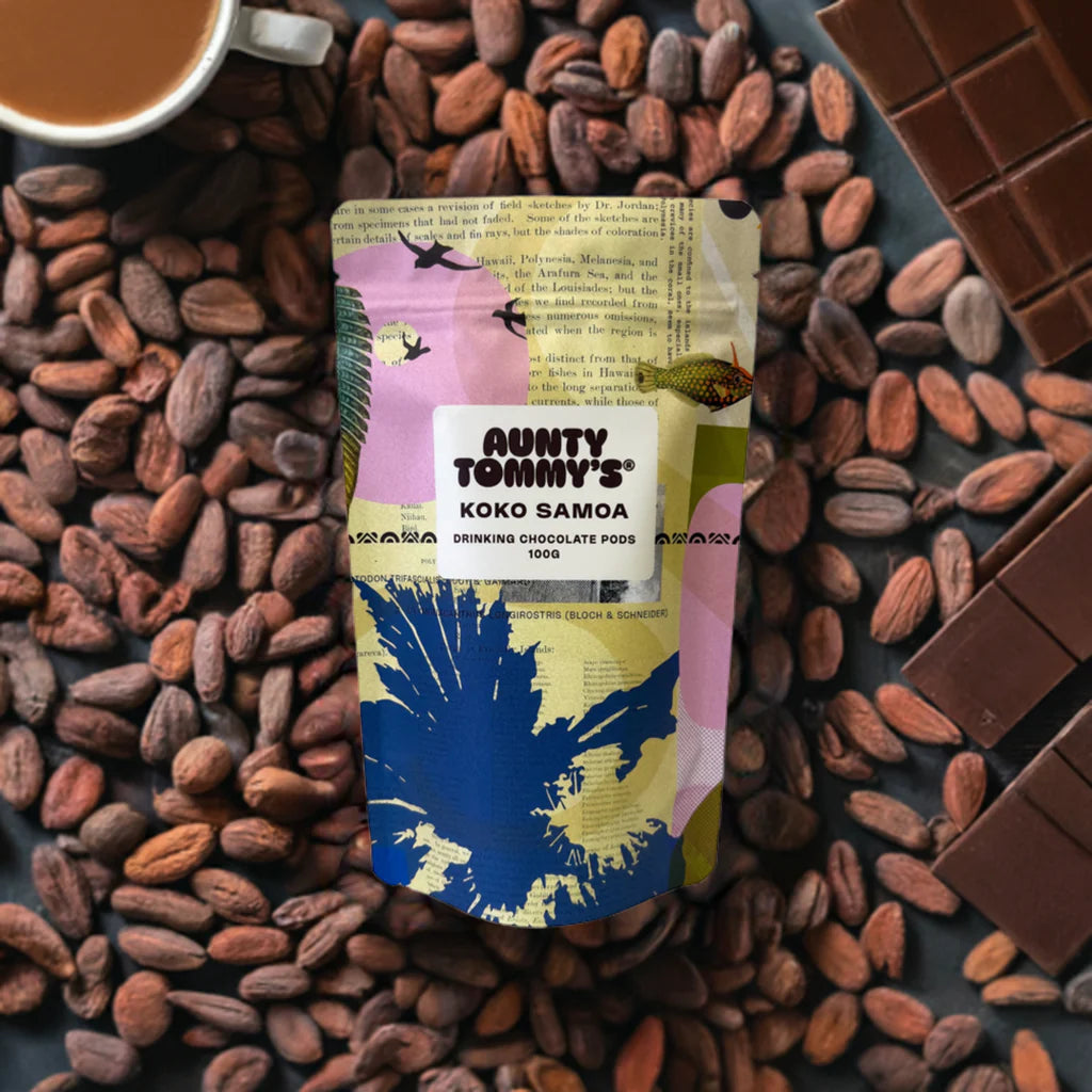 Aunty Tommy's Koko Samoa Drinking Chocolate Pods 100g