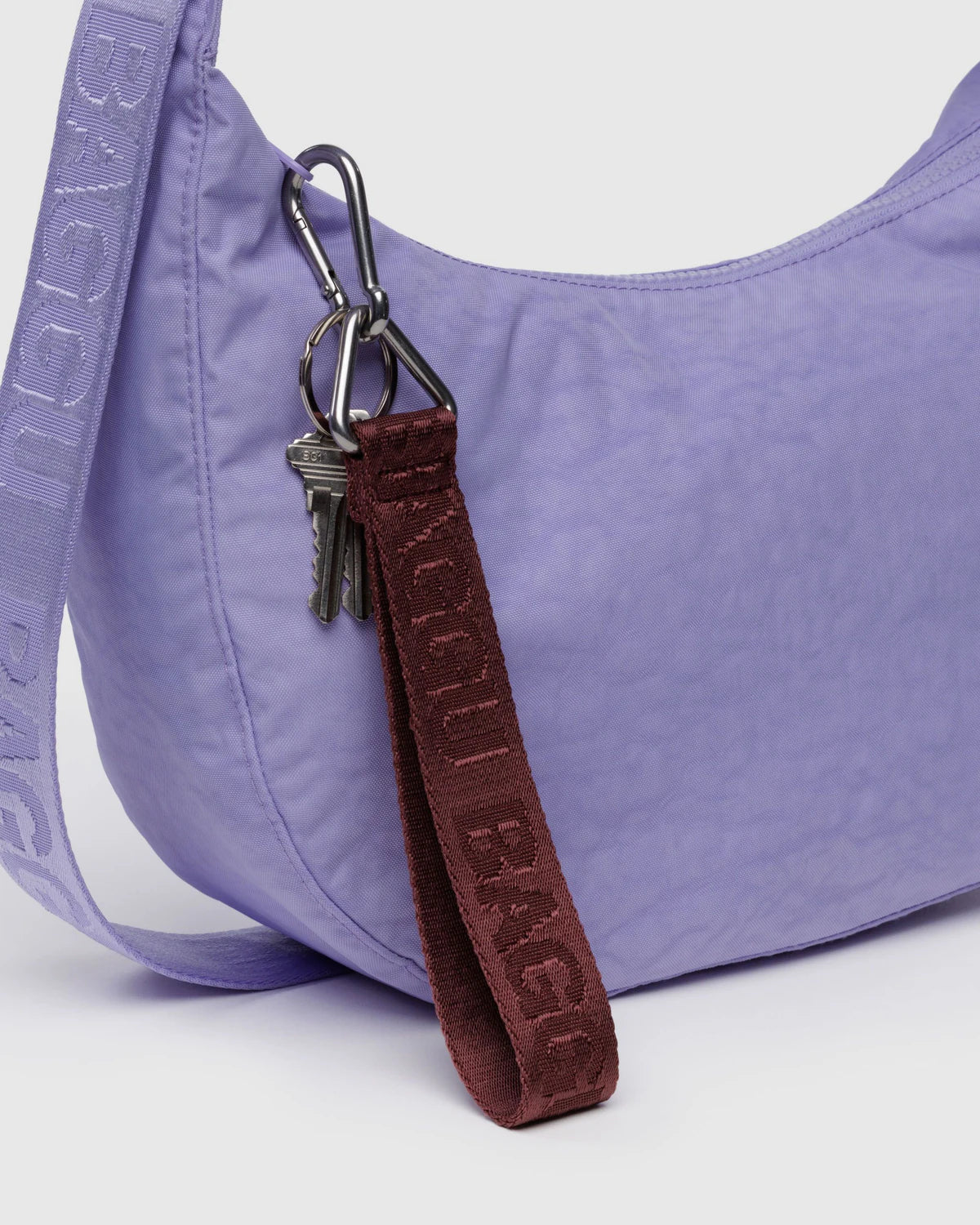 Baggu Logo Keychain – Mahogany