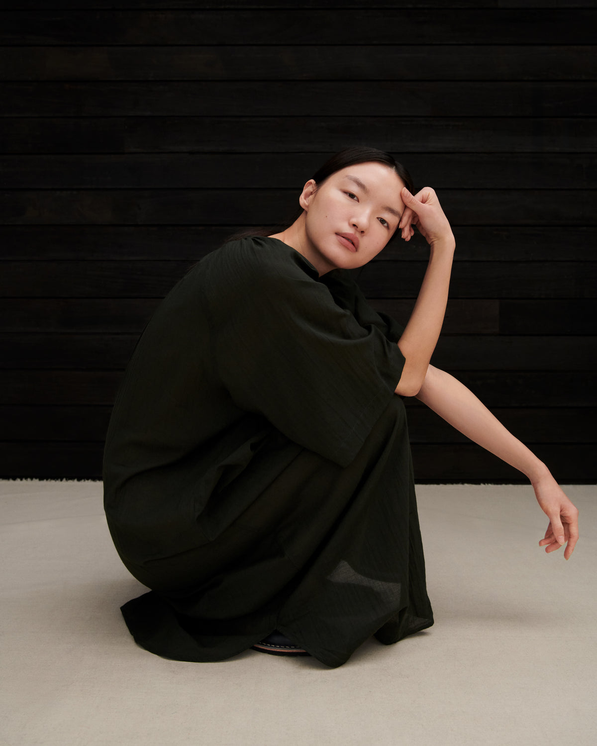 Kowtow Intuition Dress – Dark Forest