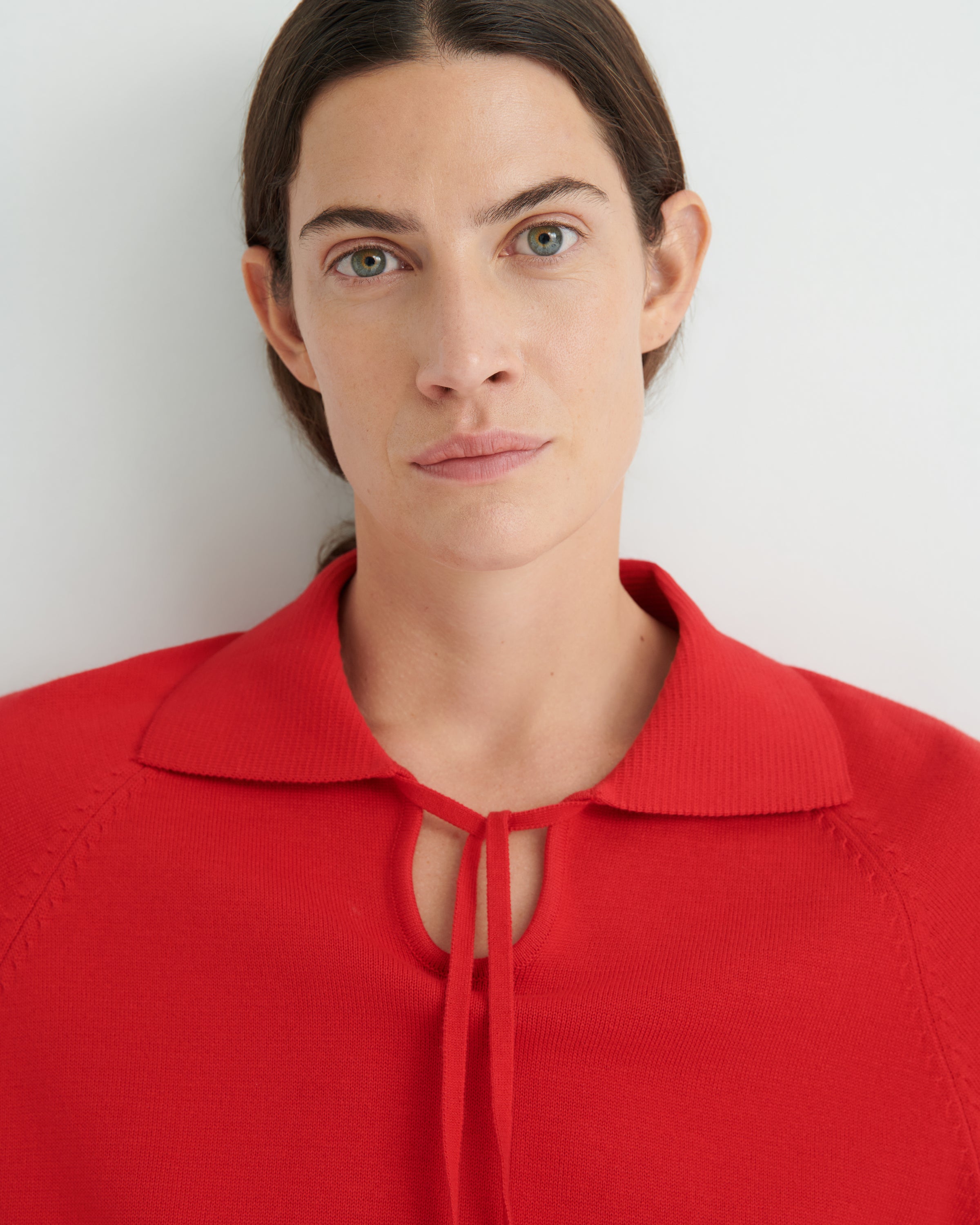 Kowtow Keyhole Jumper – Poppy Red