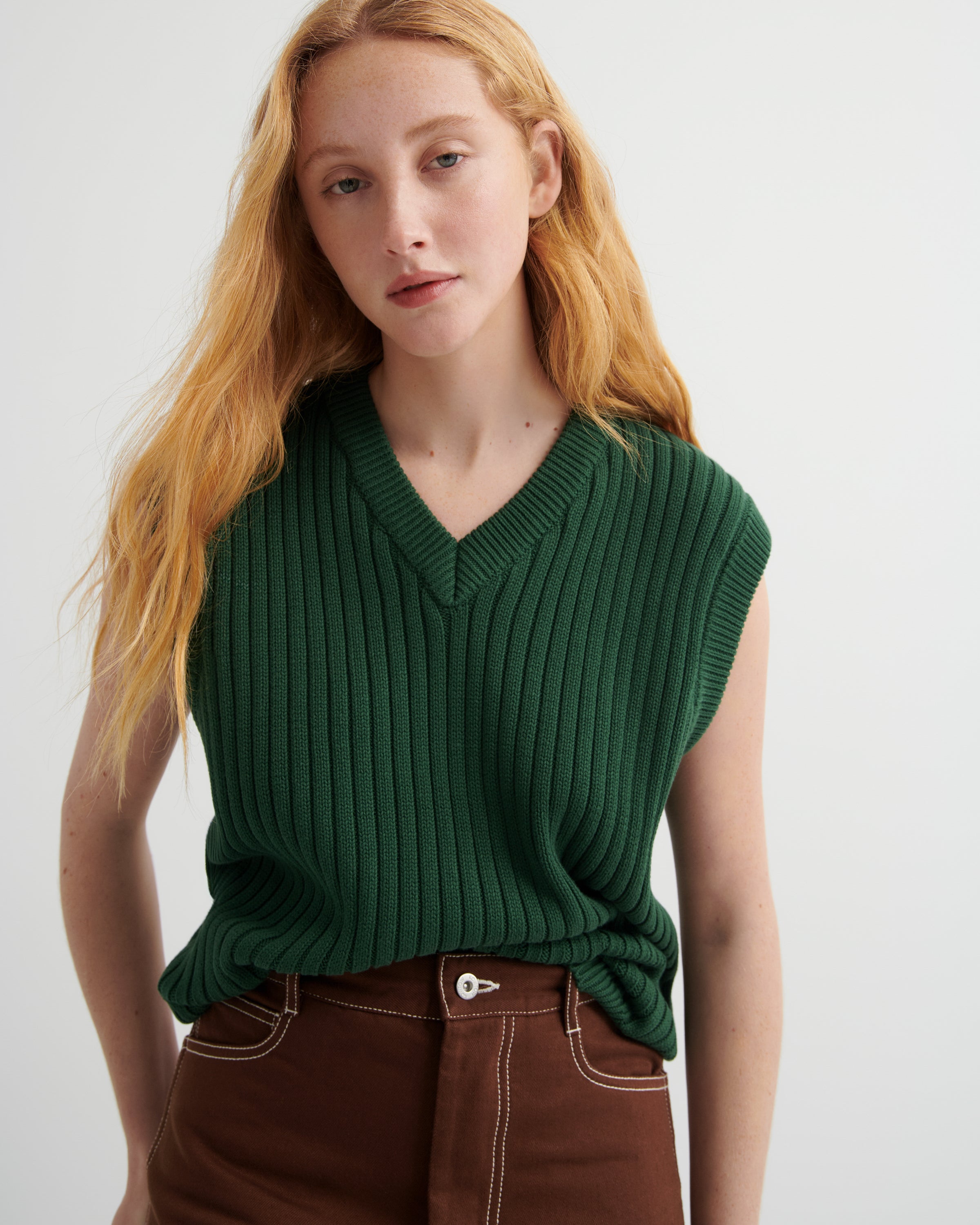 Kowtow Luca Vest – Forest