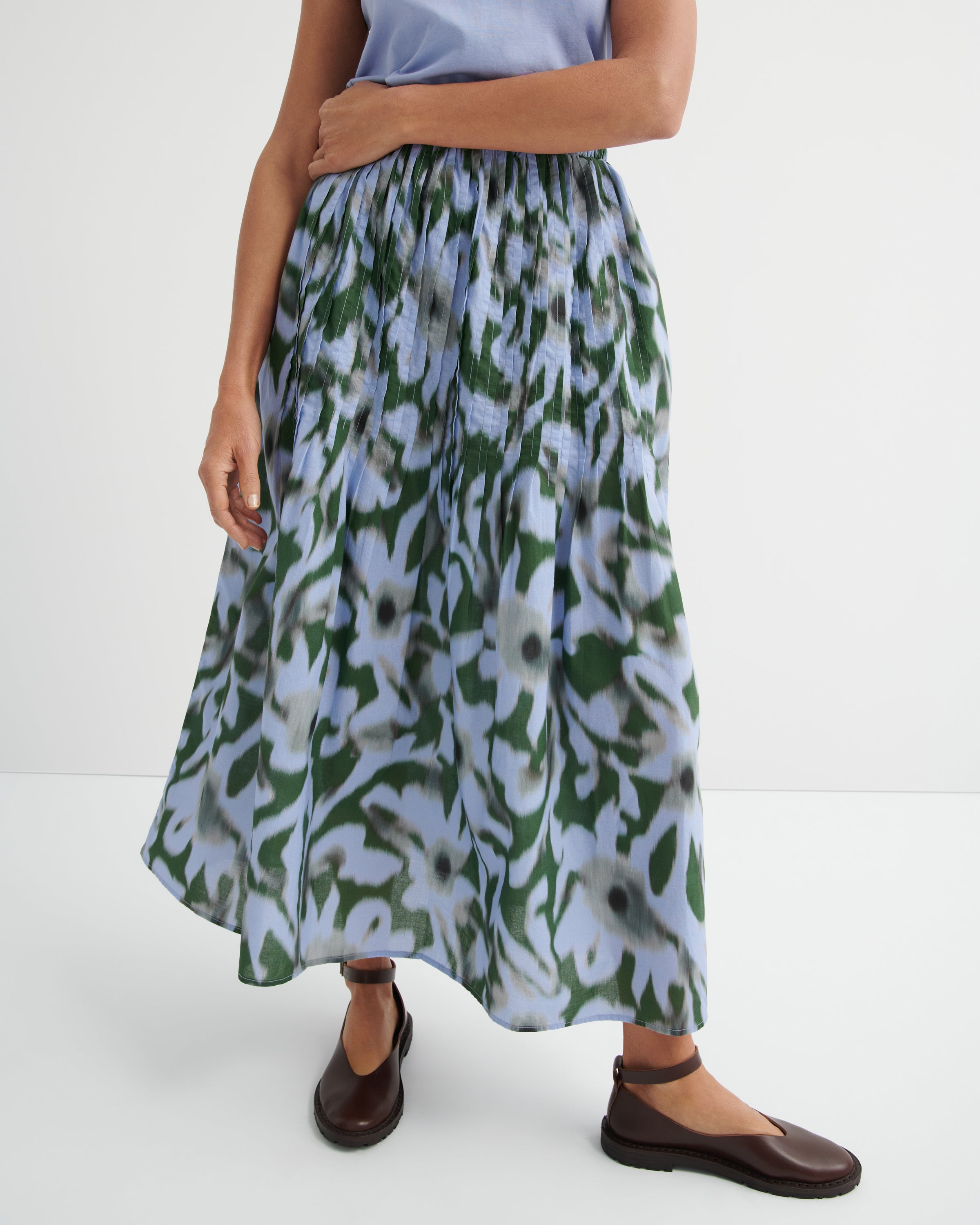Kowtow Poet Skirt – Misty Floral