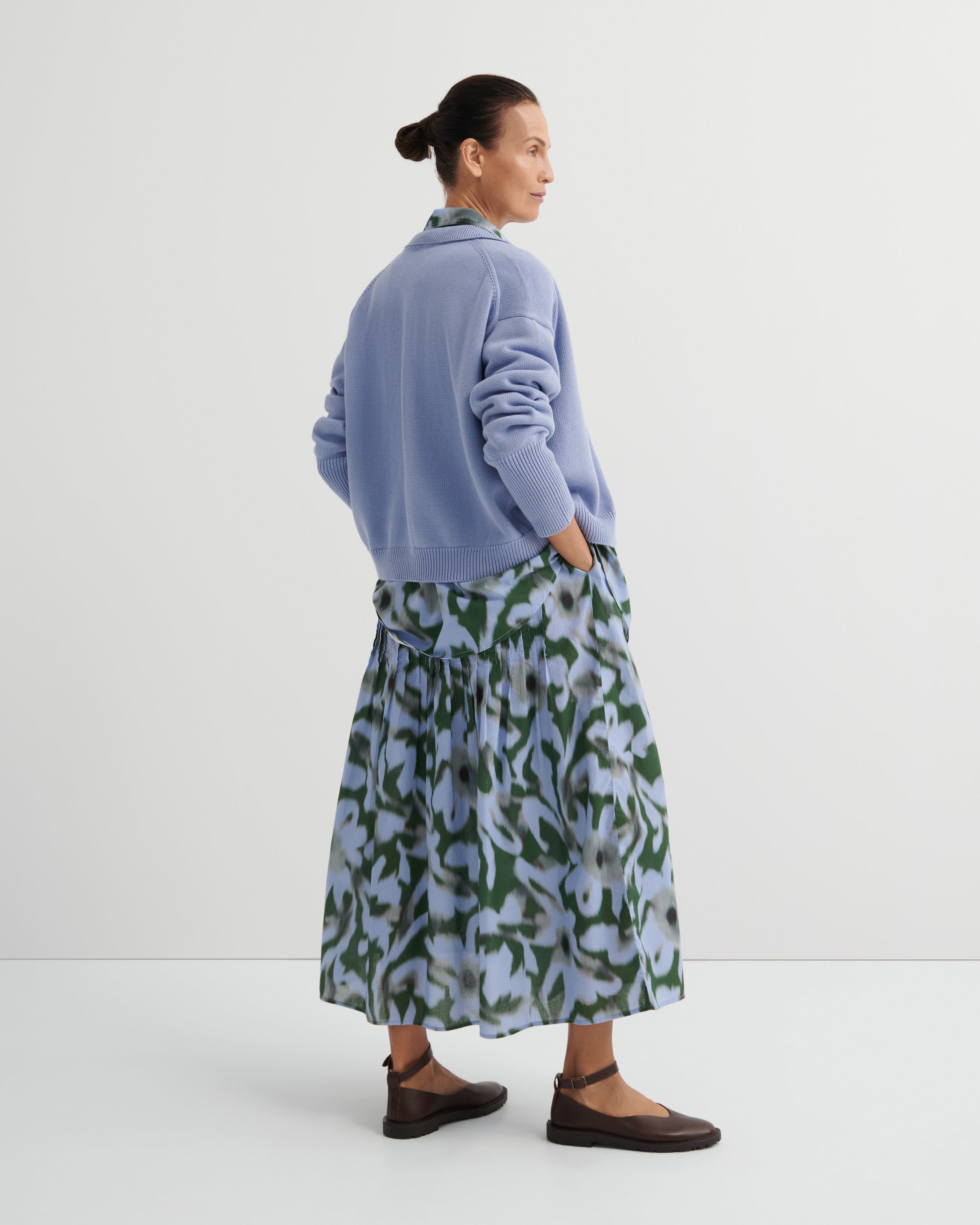 Kowtow Poet Skirt – Misty Floral