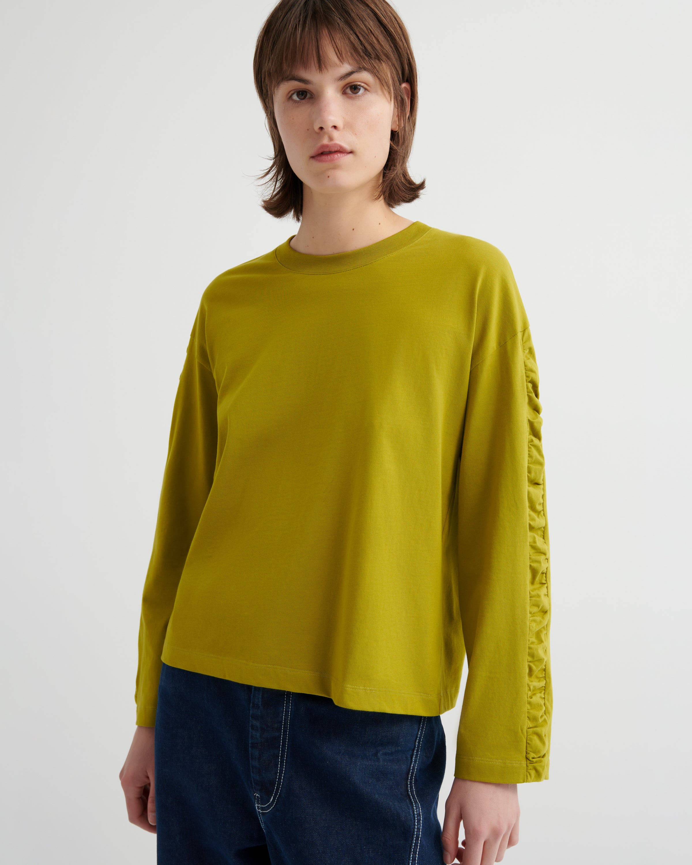 Kowtow Ripple Tee – Deep Citrus