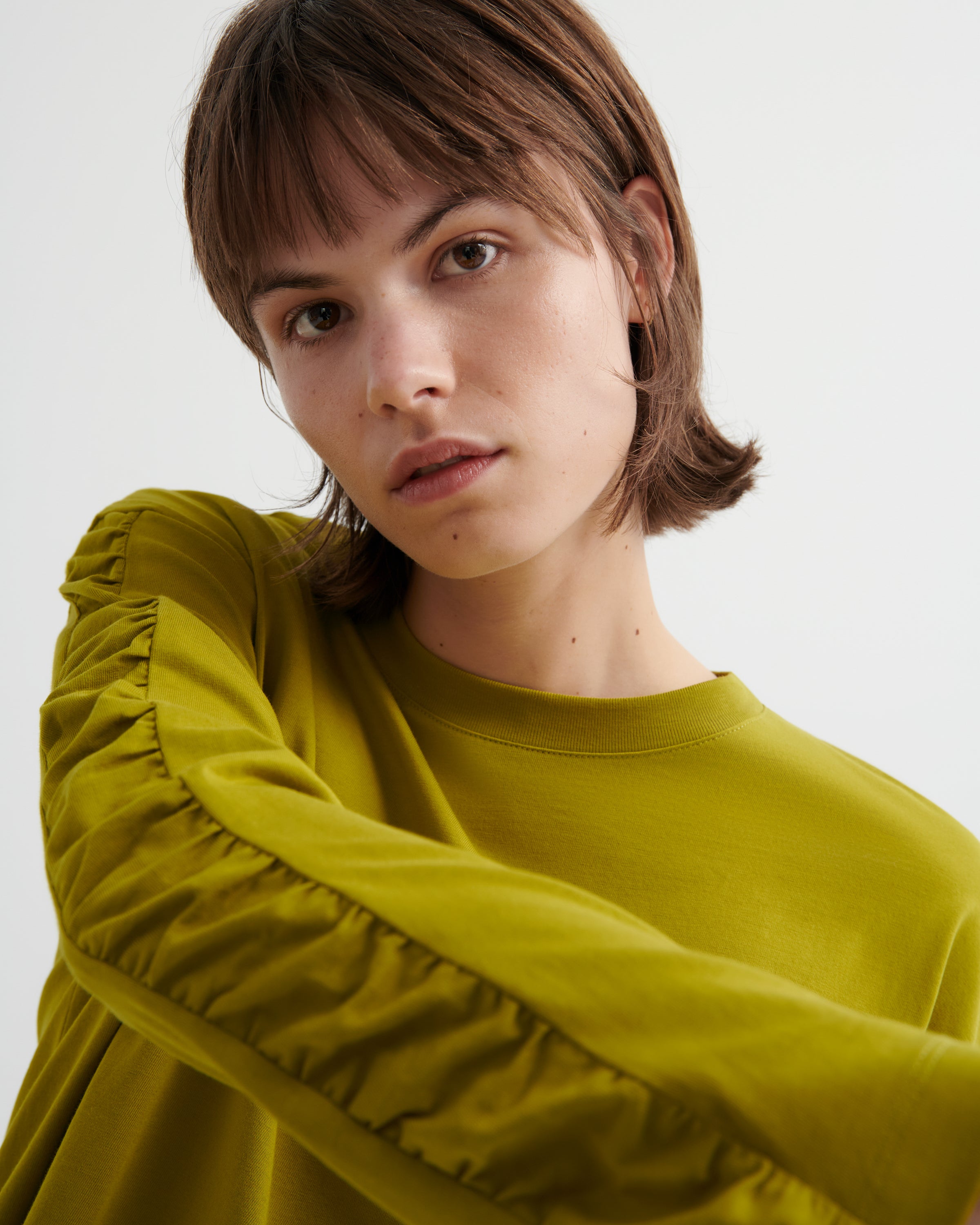 Kowtow Ripple Tee – Deep Citrus