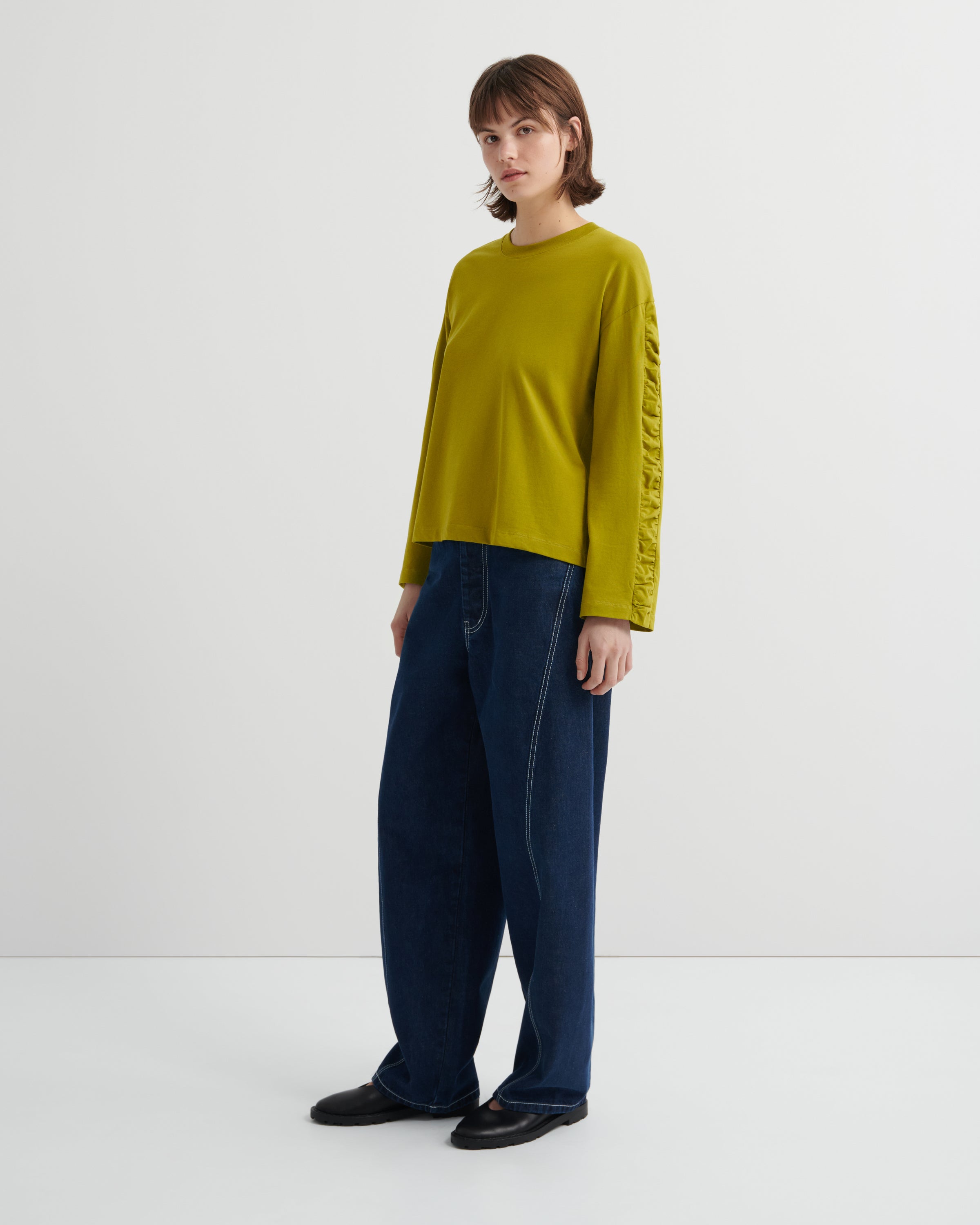 Kowtow Ripple Tee – Deep Citrus