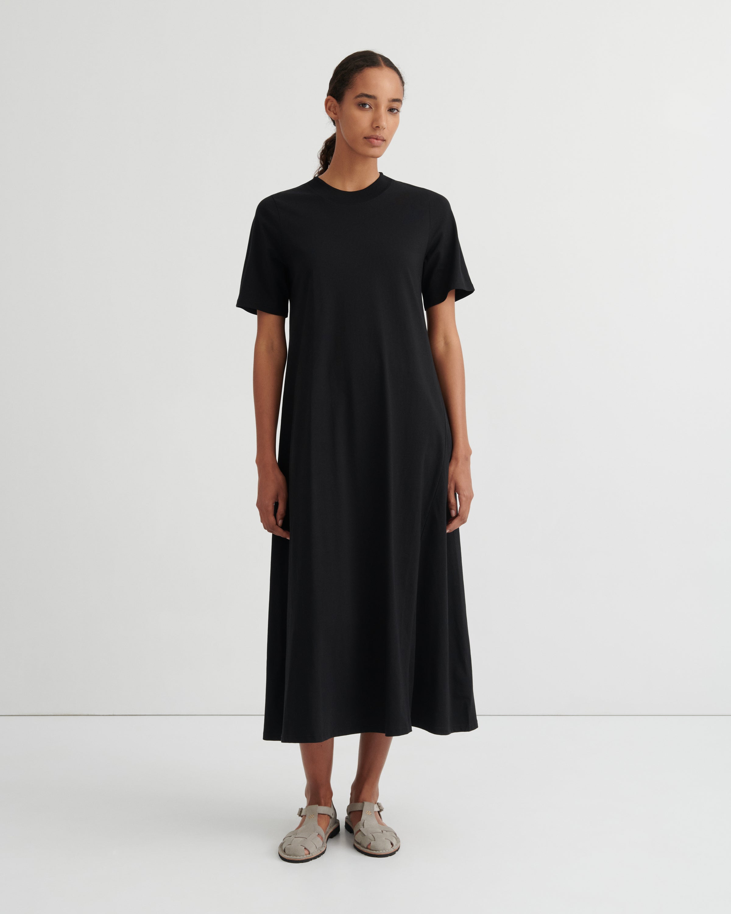 Kowtow T-Shirt Swing Dress – Black