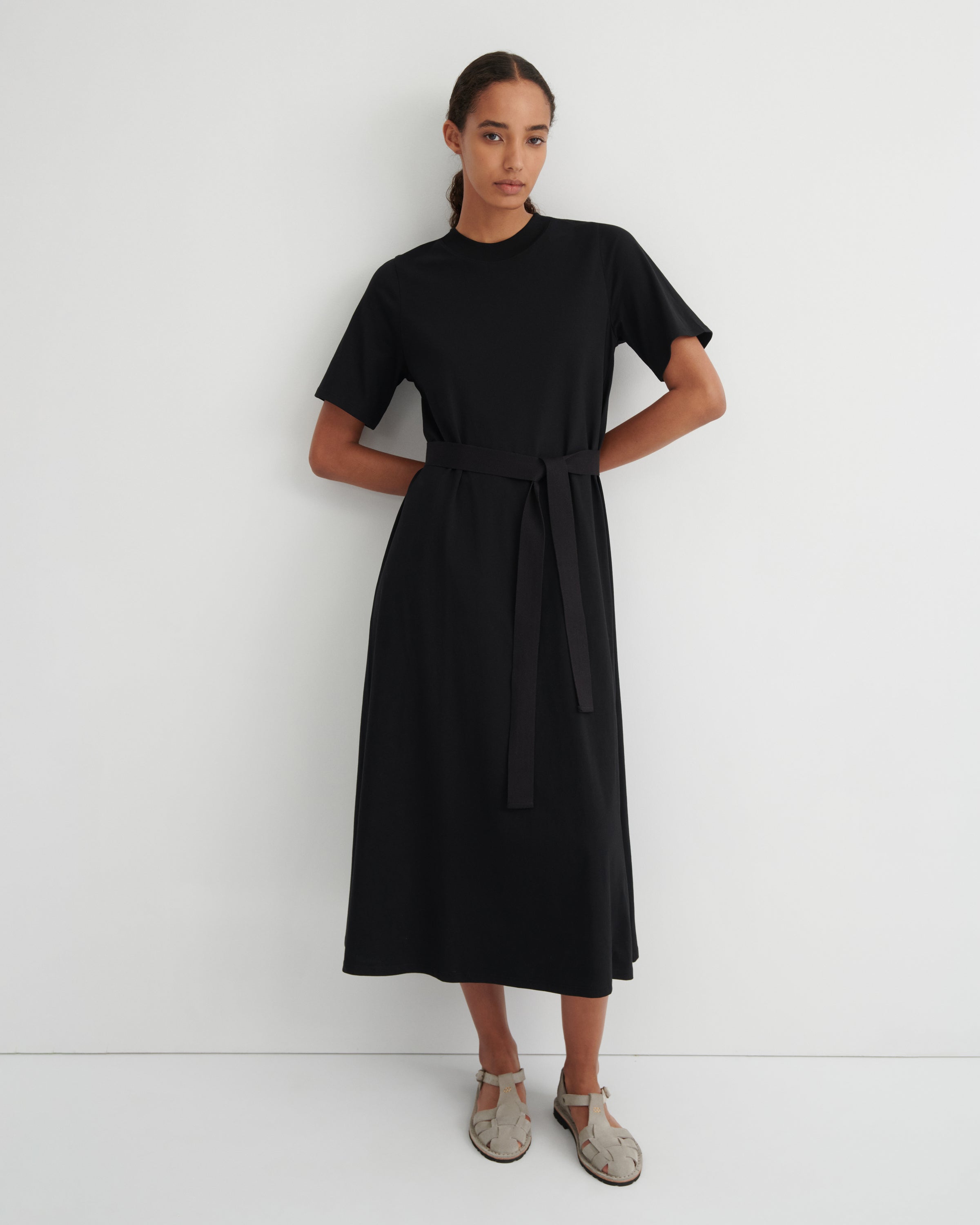 Kowtow T-Shirt Swing Dress – Black