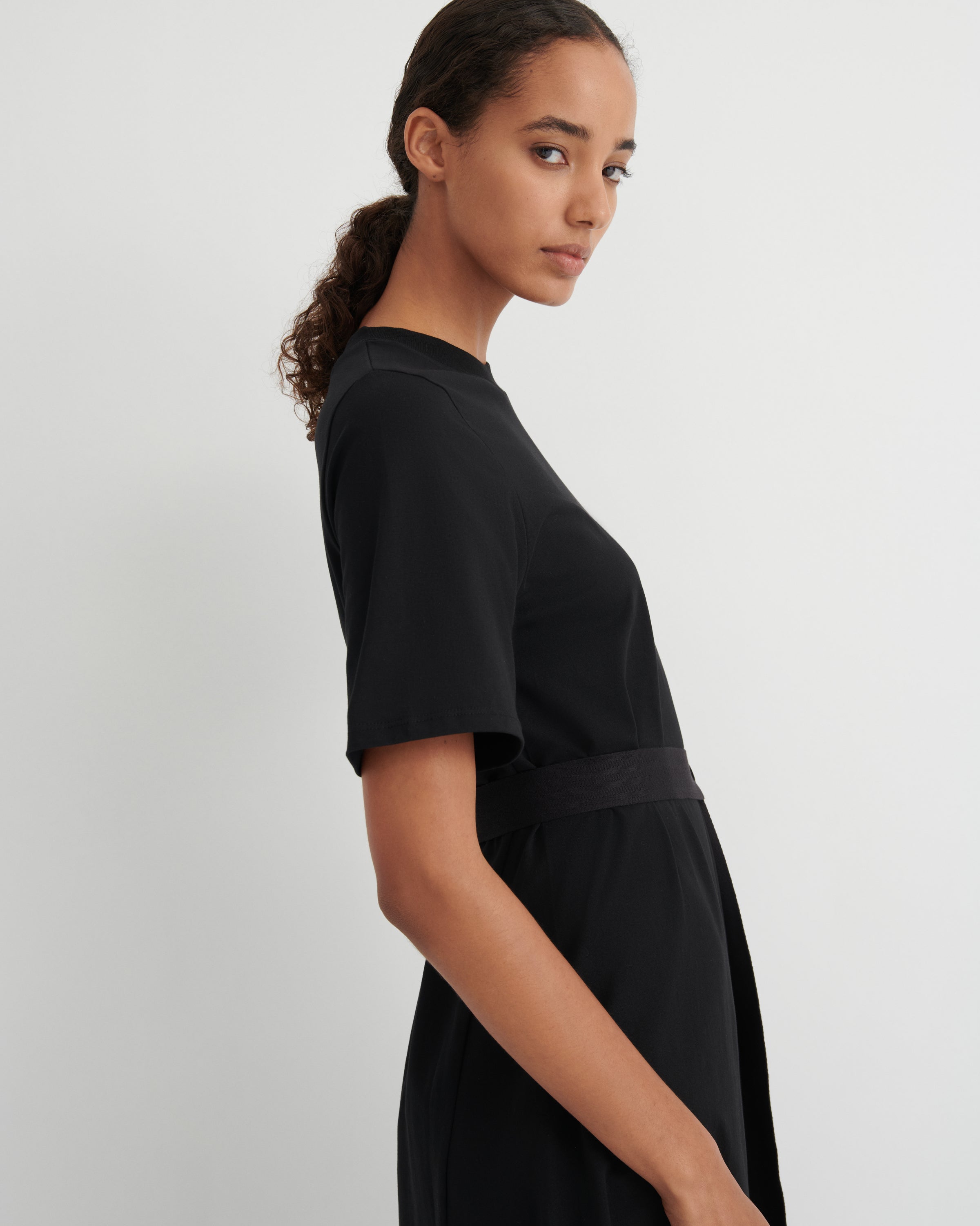 Kowtow T-Shirt Swing Dress – Black