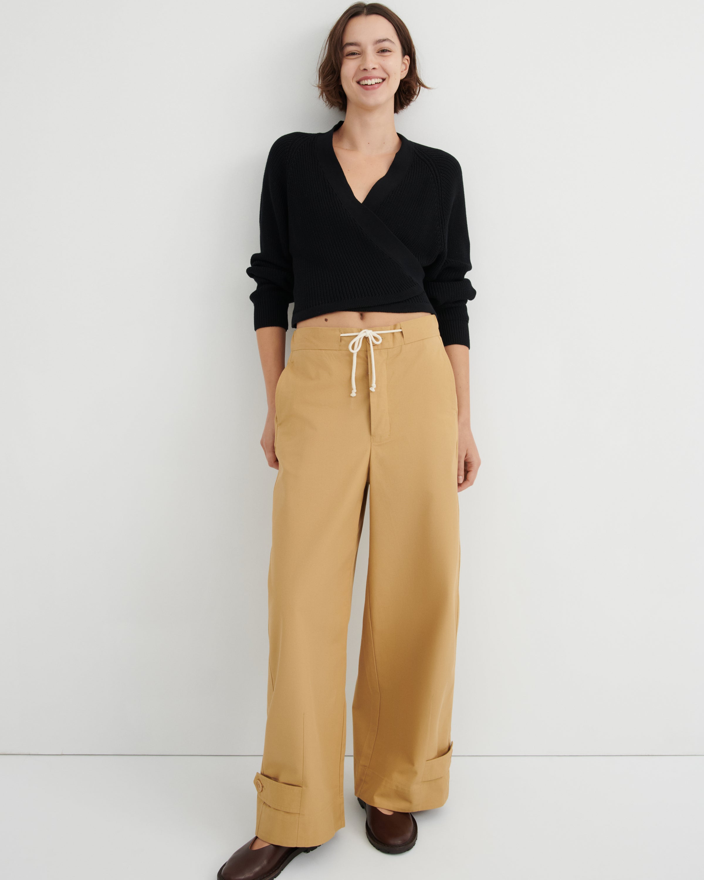 Kowtow Tab Trouser – Driftwood