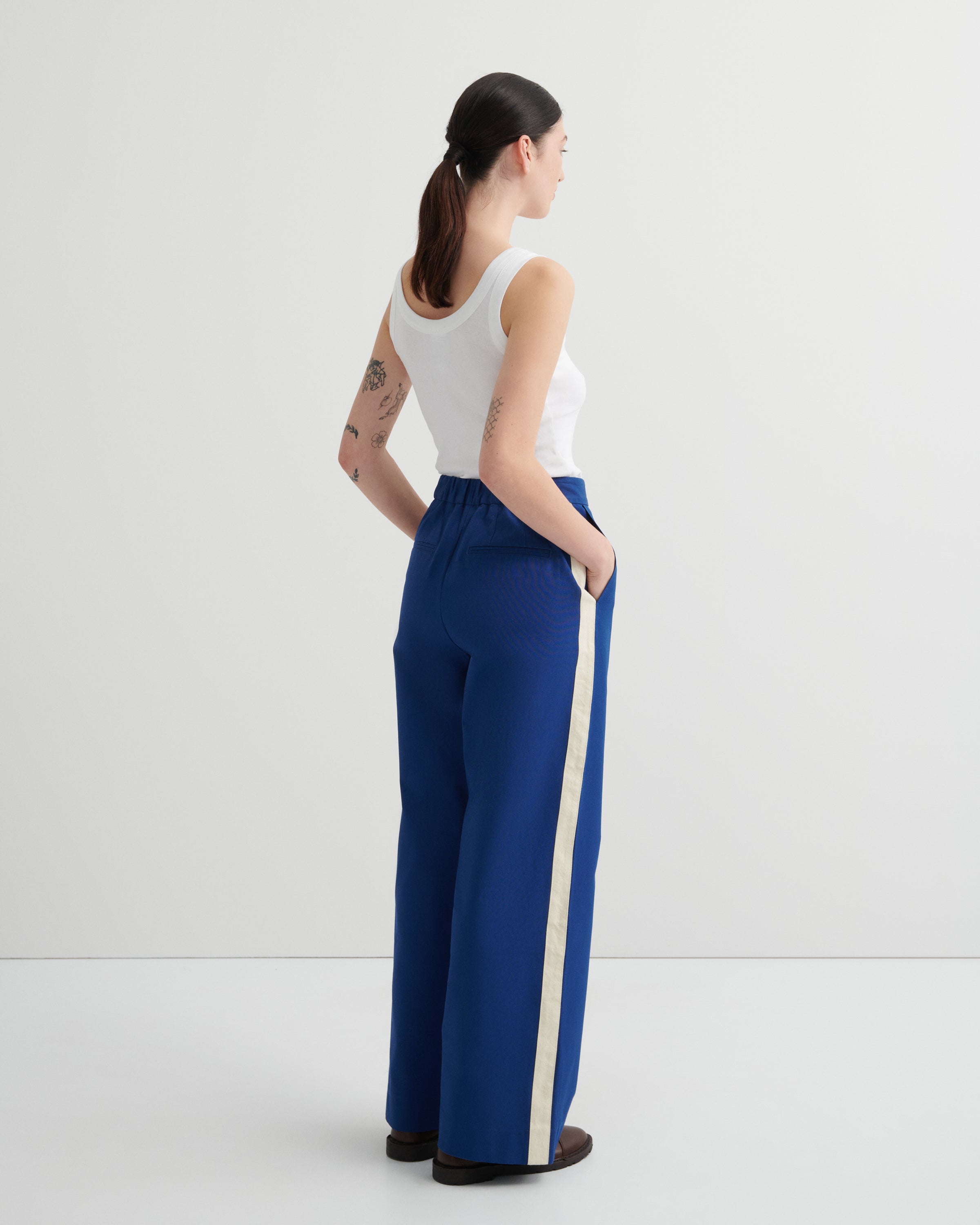 Kowtow Tux Pant – Factory Blue