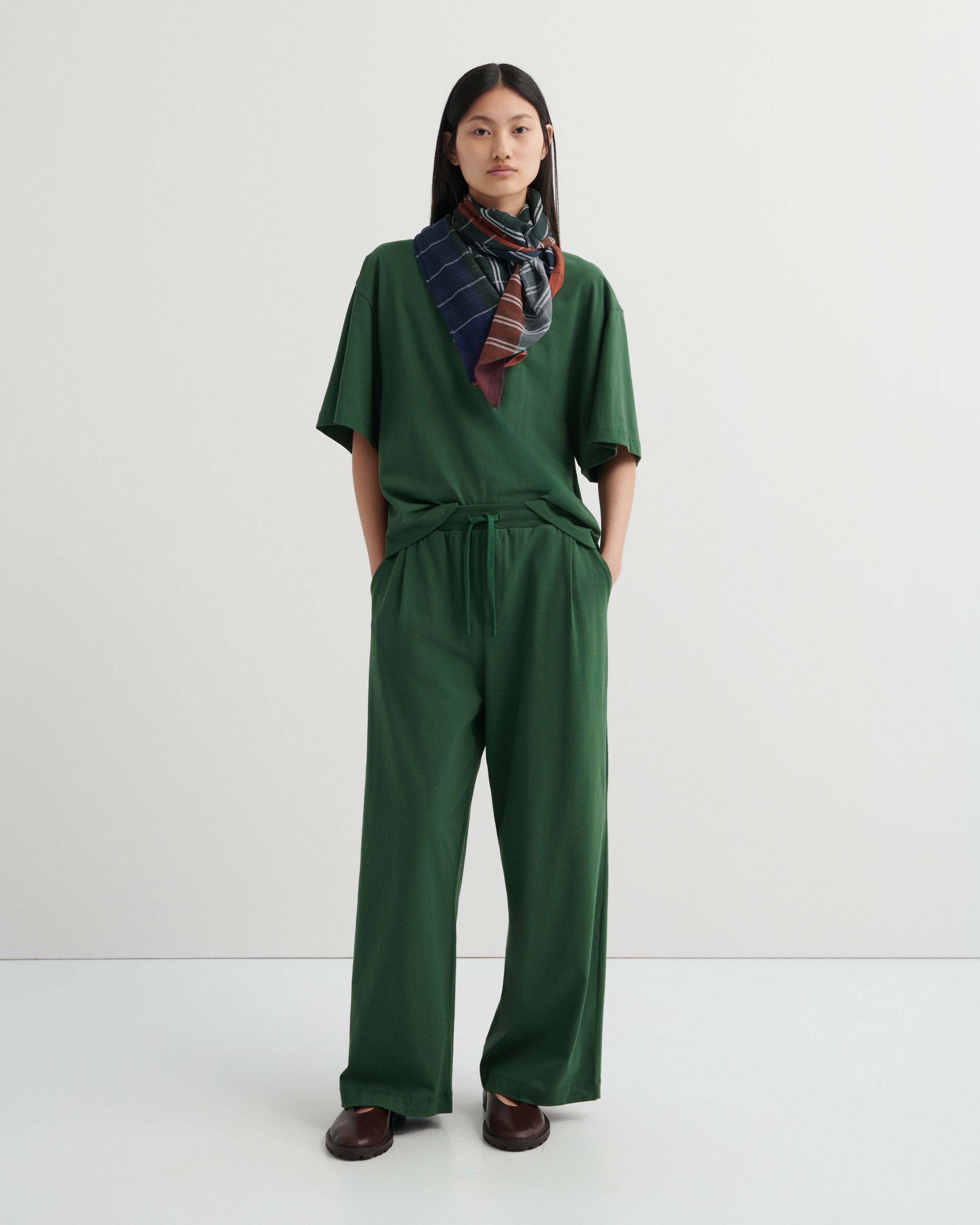 Kowtow Wide Leg Pant – Forest