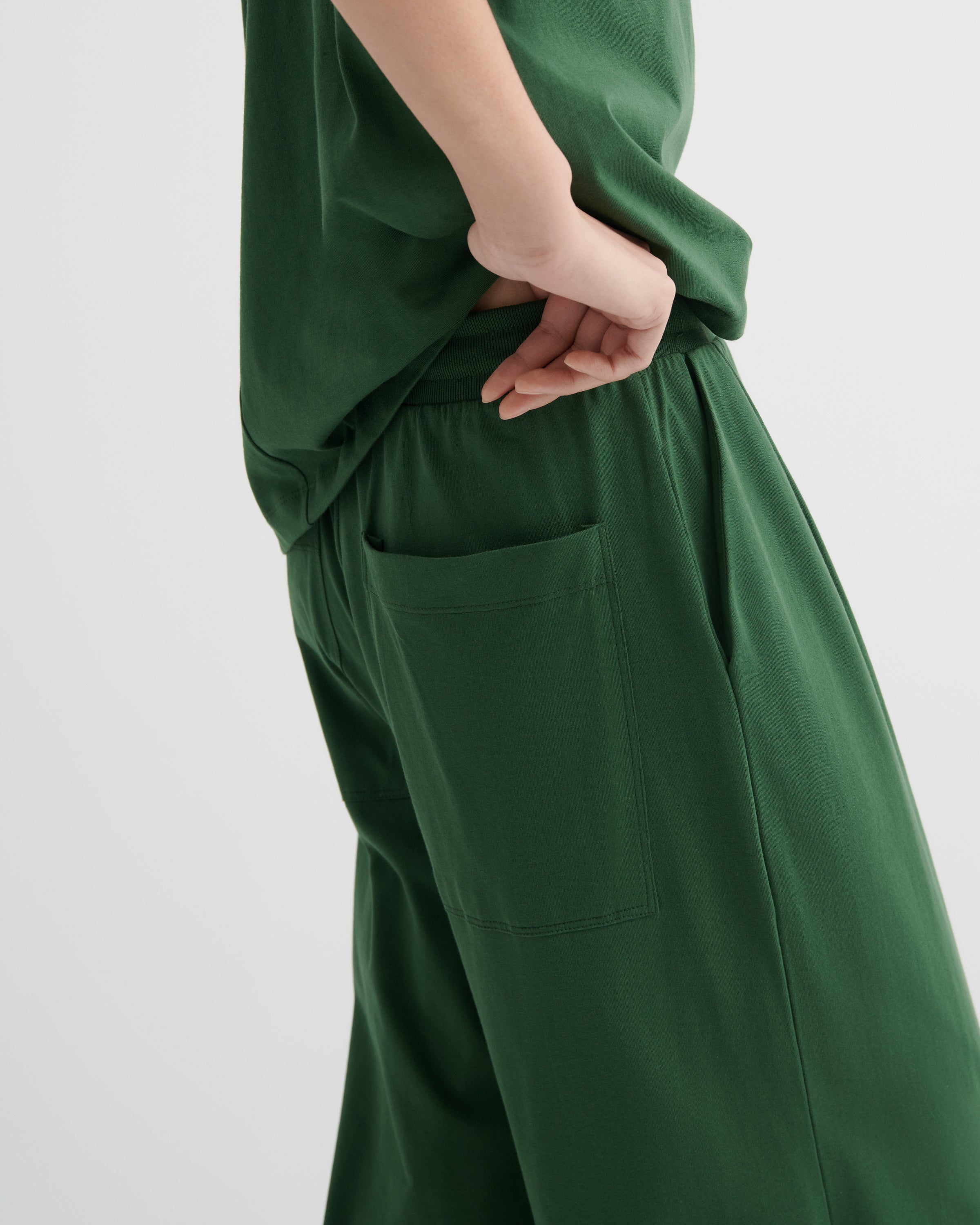 Kowtow Wide Leg Pant – Forest