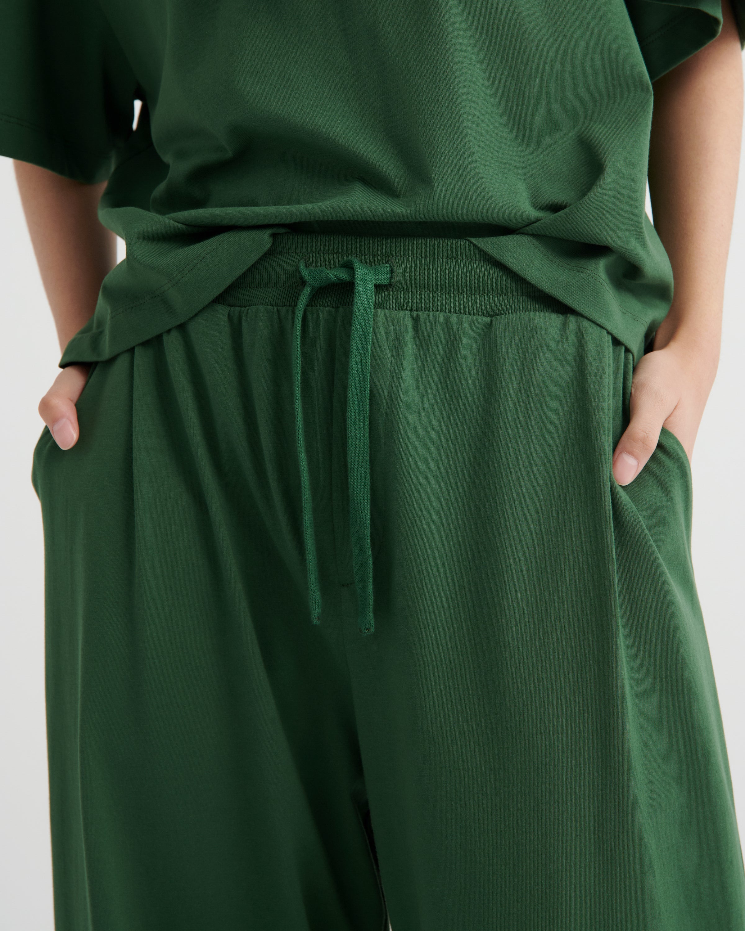 Kowtow Wide Leg Pant – Forest