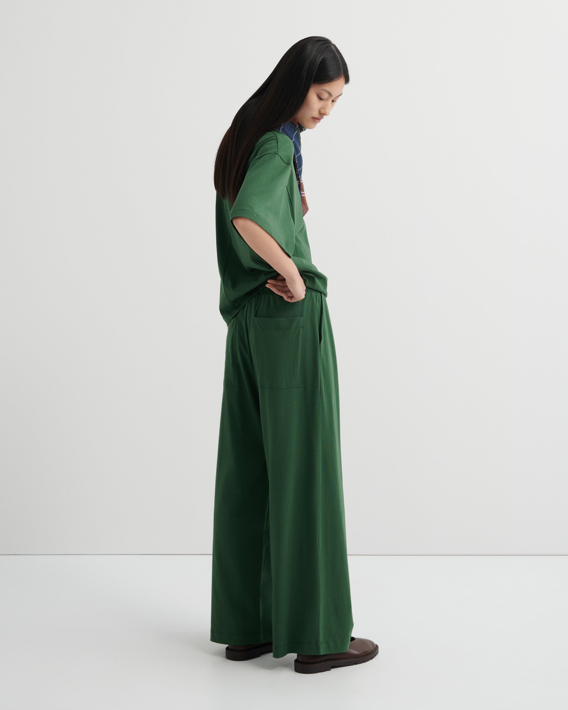 Kowtow Wide Leg Pant – Forest