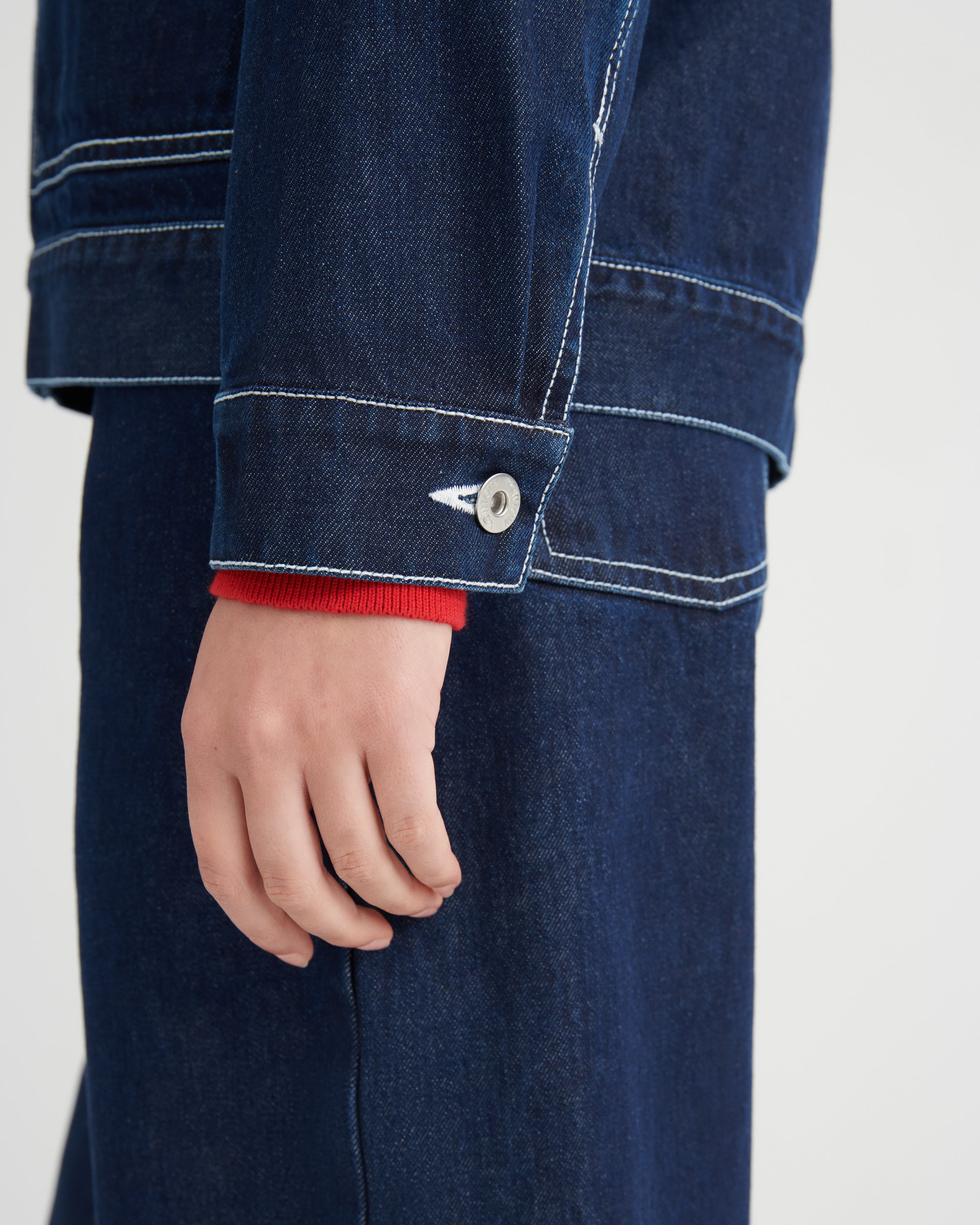 Kowtow Worker Jacket – Indigo Denim