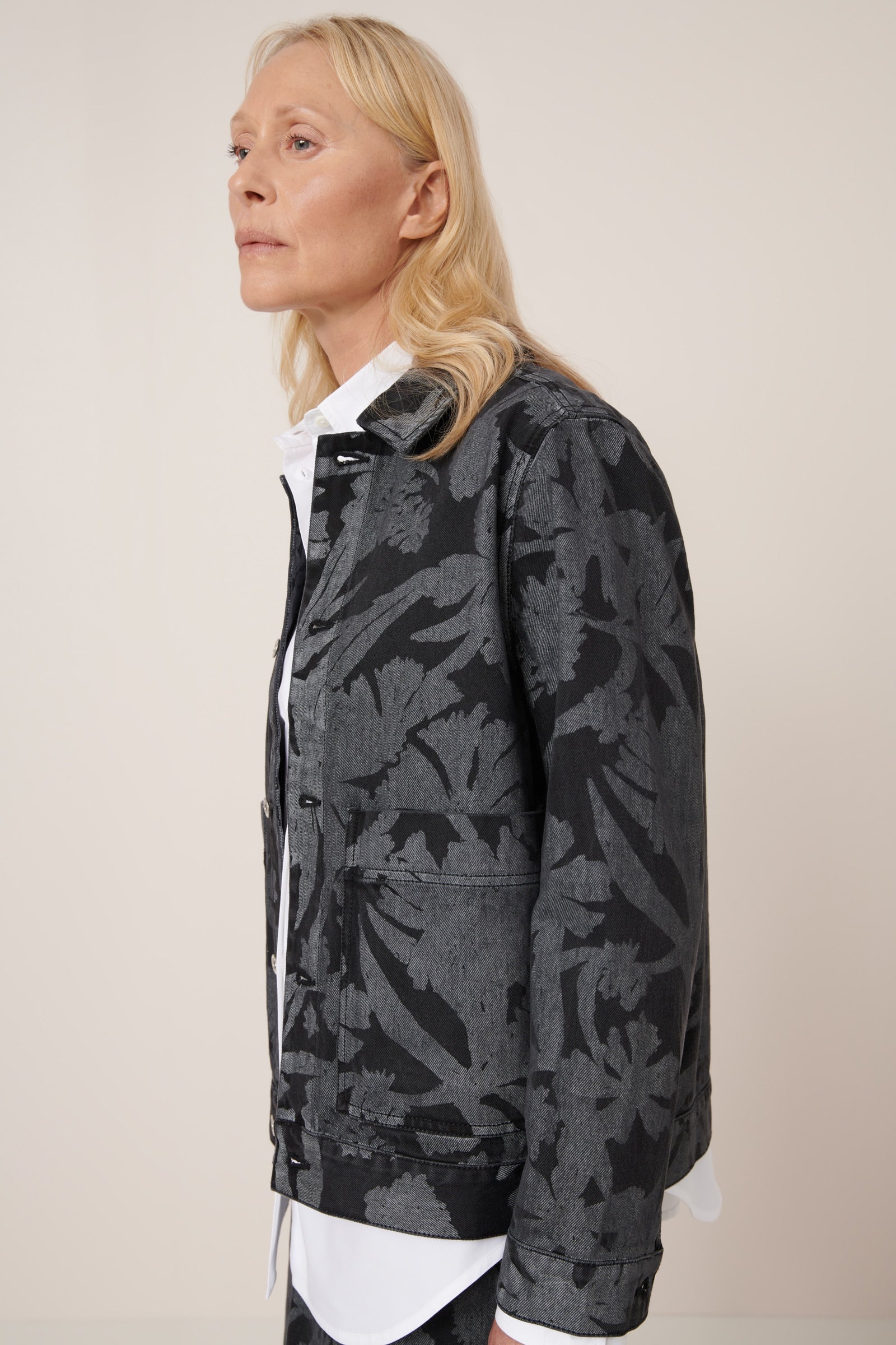 Kowtow Worker Jacket – Etched Denim