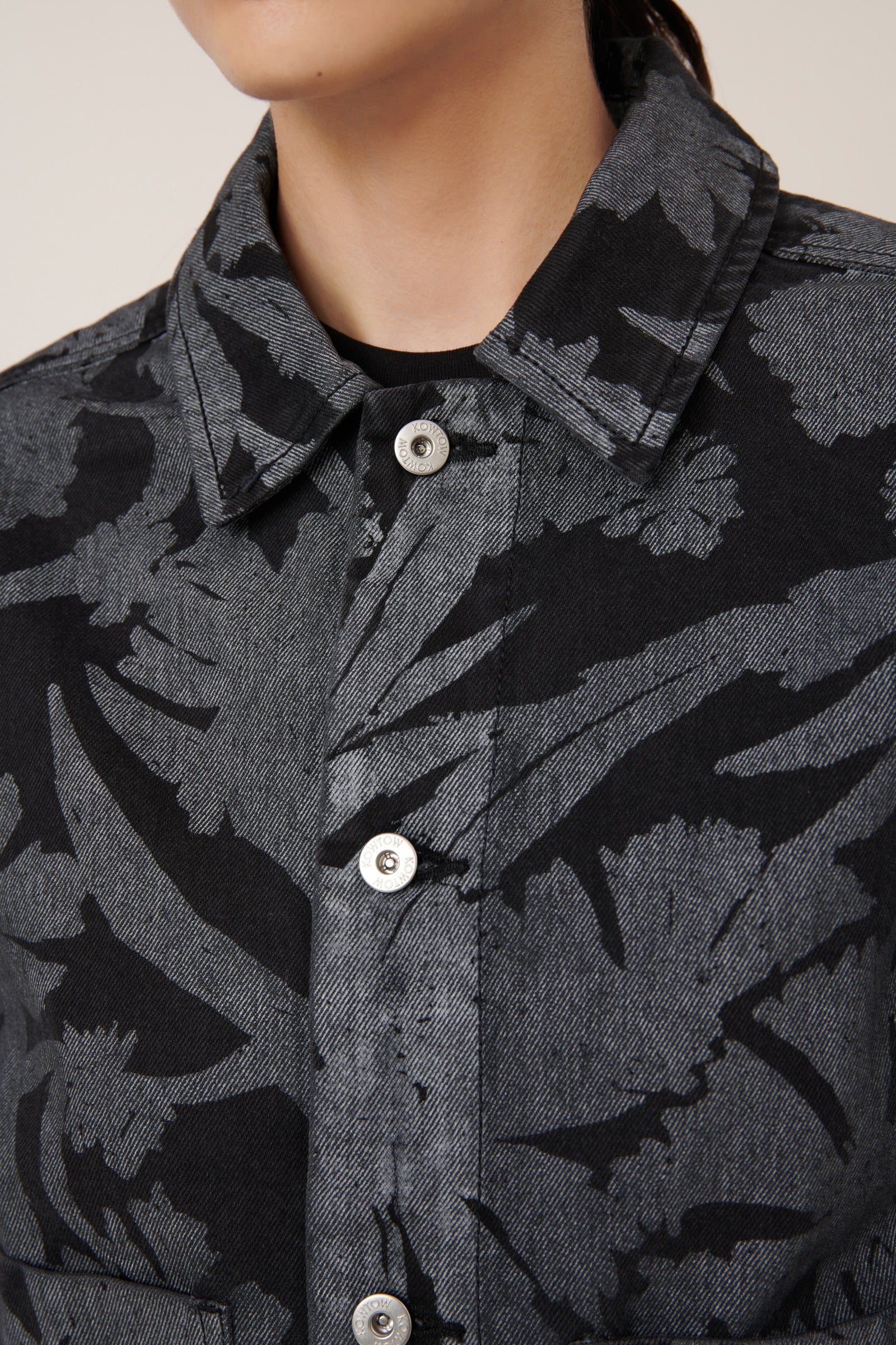 Kowtow Worker Jacket – Etched Denim